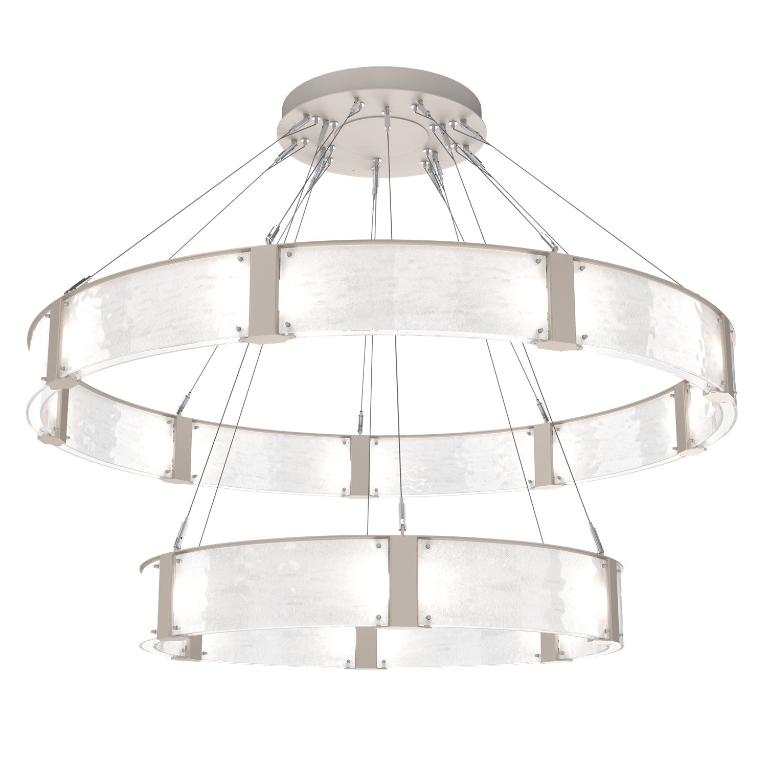 Hammerton Studio - CHB0042-2C-BS-CG-CA1-L1 - LED Chandelier - Parallel - Beige Silver