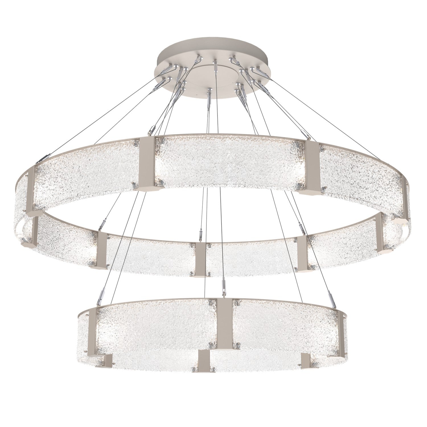 Hammerton Studio - CHB0042-2C-BS-CR-CA1-L1 - LED Chandelier - Parallel - Beige Silver