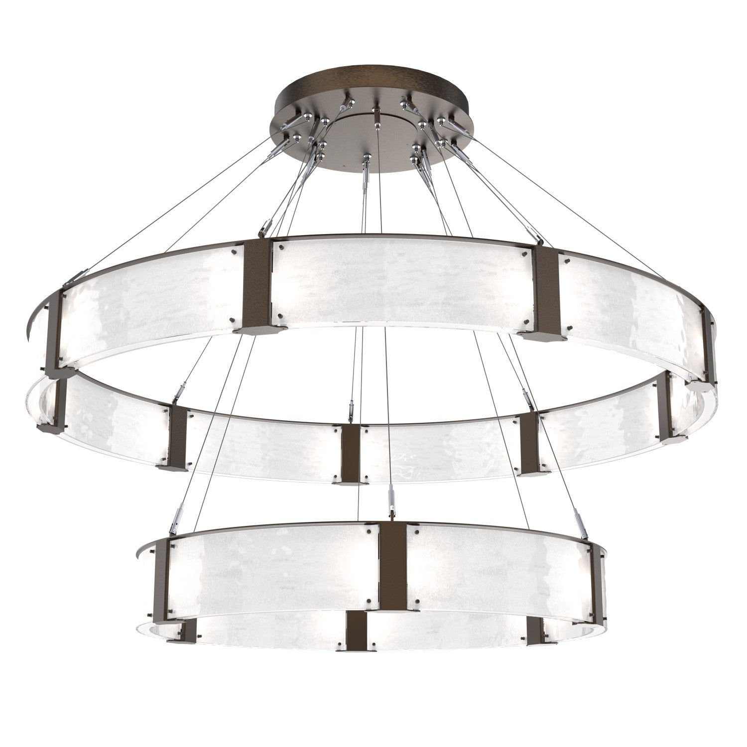 Hammerton Studio - CHB0042-2C-FB-CG-CA1-L1 - LED Chandelier - Parallel - Flat Bronze