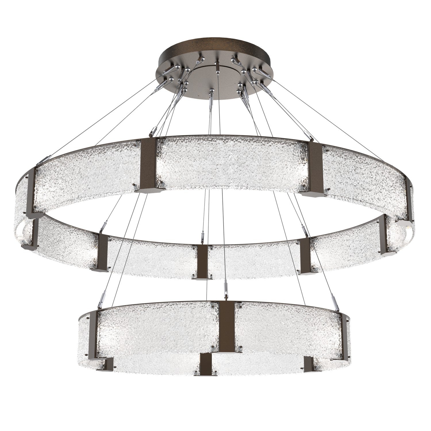 Hammerton Studio - CHB0042-2C-FB-CR-CA1-L1 - LED Chandelier - Parallel - Flat Bronze