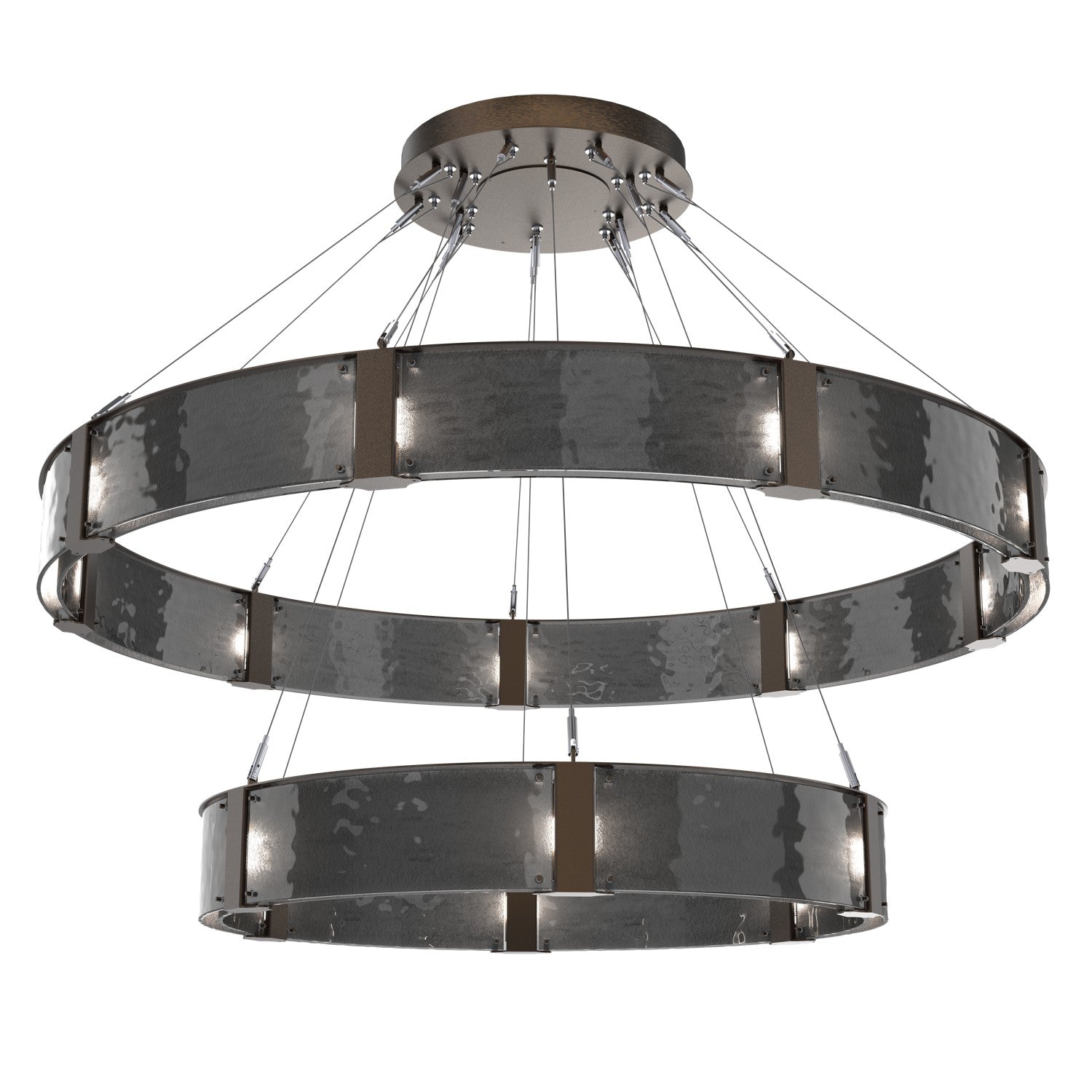 Hammerton Studio - CHB0042-2C-FB-SG-CA1-L1 - LED Chandelier - Parallel - Flat Bronze