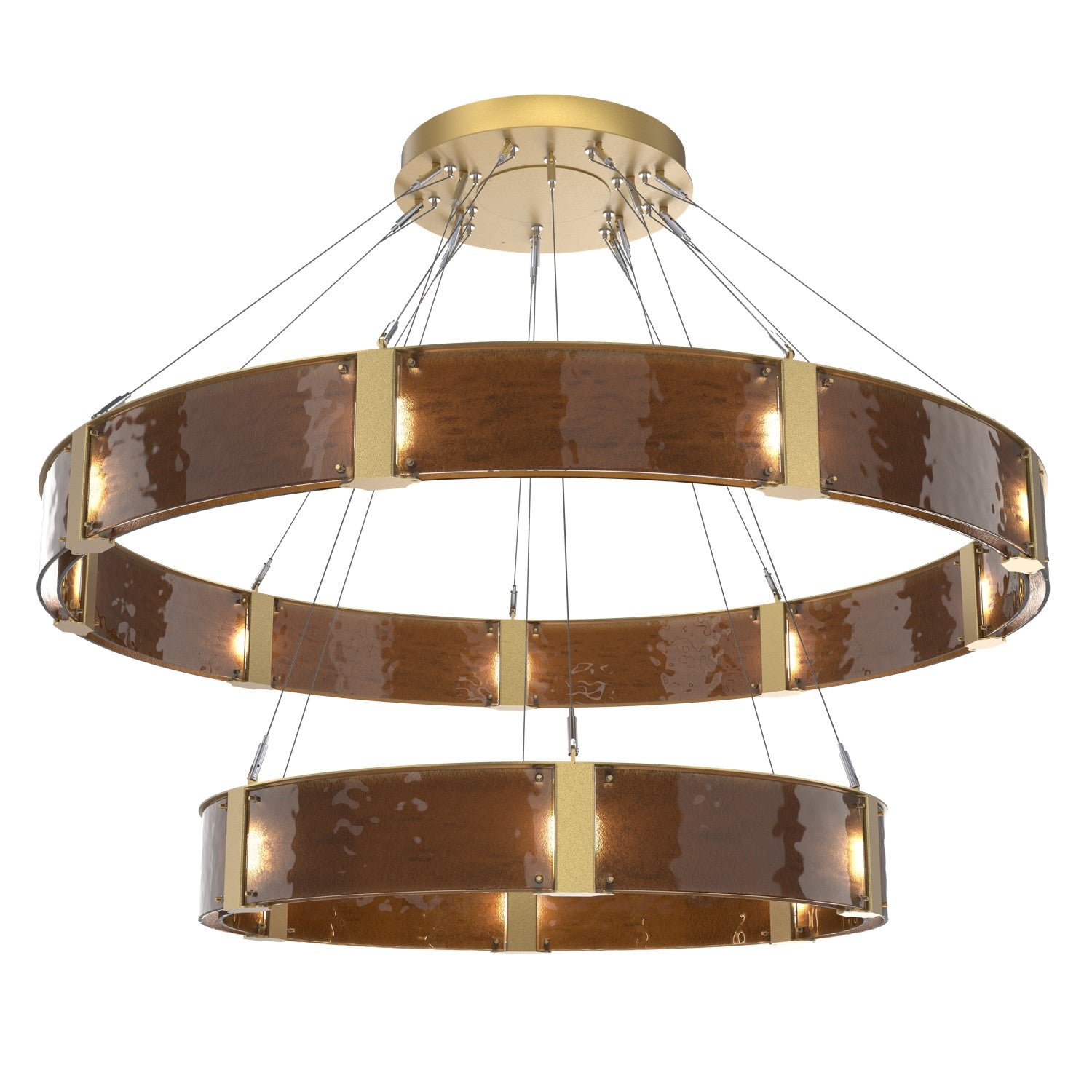 Hammerton Studio - CHB0042-2C-GB-BG-CA1-L1 - LED Chandelier - Parallel - Gilded Brass