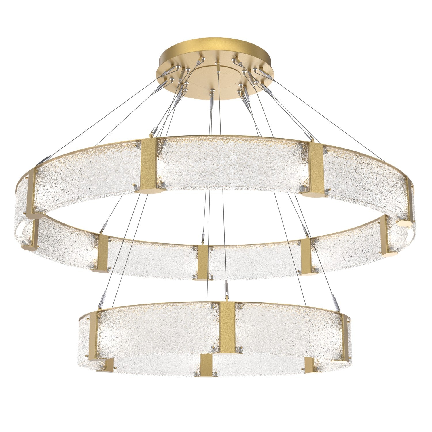 Hammerton Studio - CHB0042-2C-GB-CR-CA1-L1 - LED Chandelier - Parallel - Gilded Brass