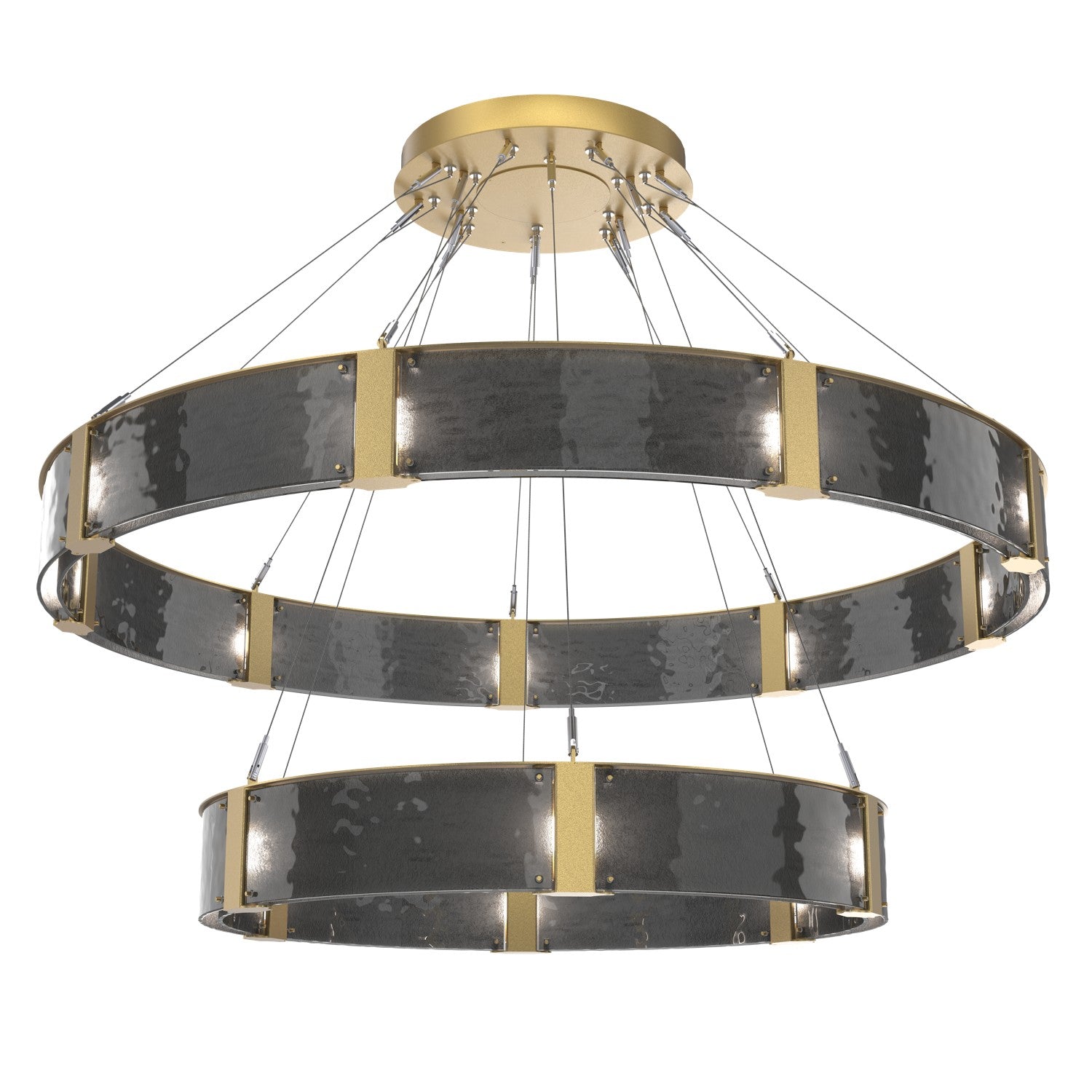 Hammerton Studio - CHB0042-2C-GB-SG-CA1-L1 - LED Chandelier - Parallel - Gilded Brass