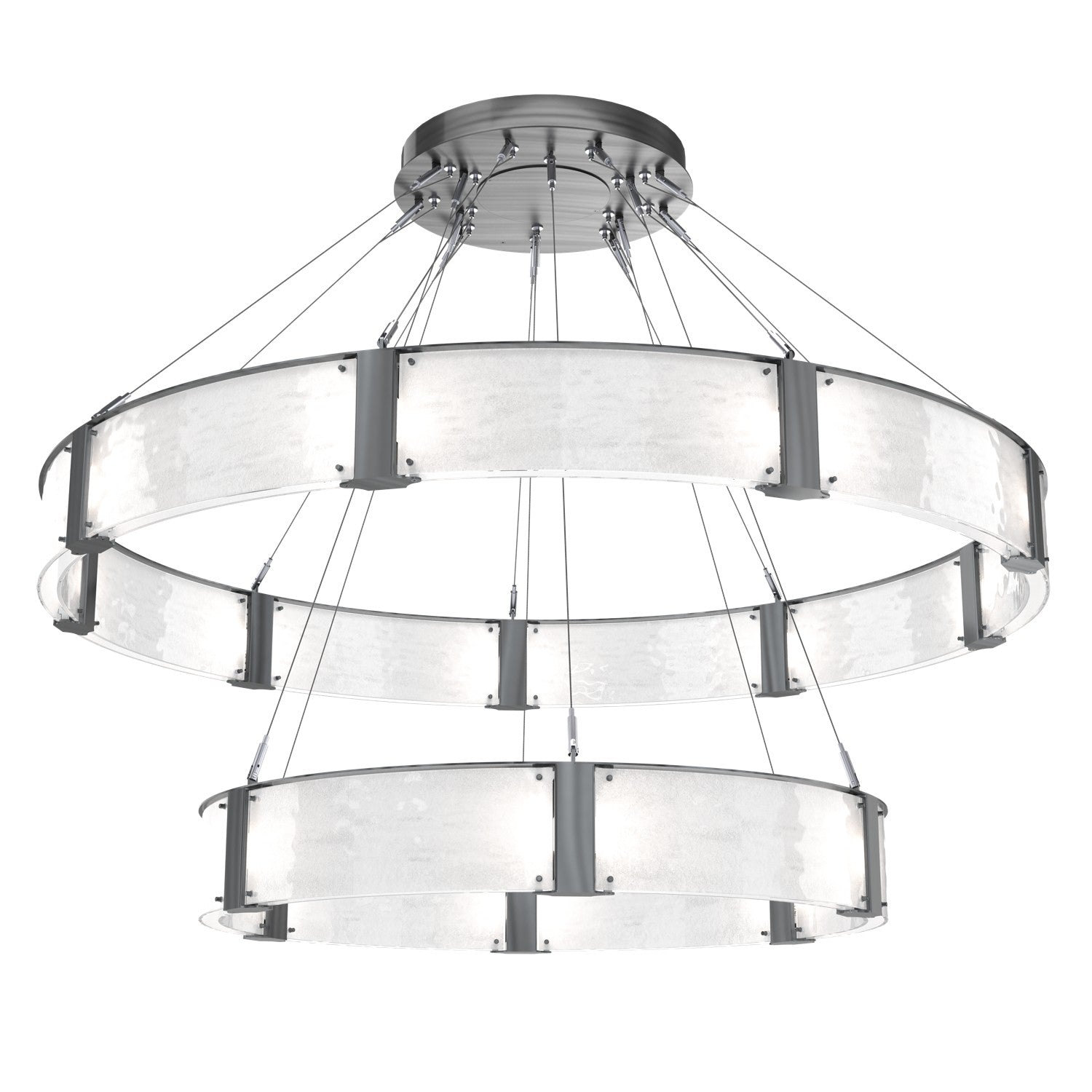 Hammerton Studio - CHB0042-2C-GM-CG-CA1-L1 - LED Chandelier - Parallel - Gunmetal