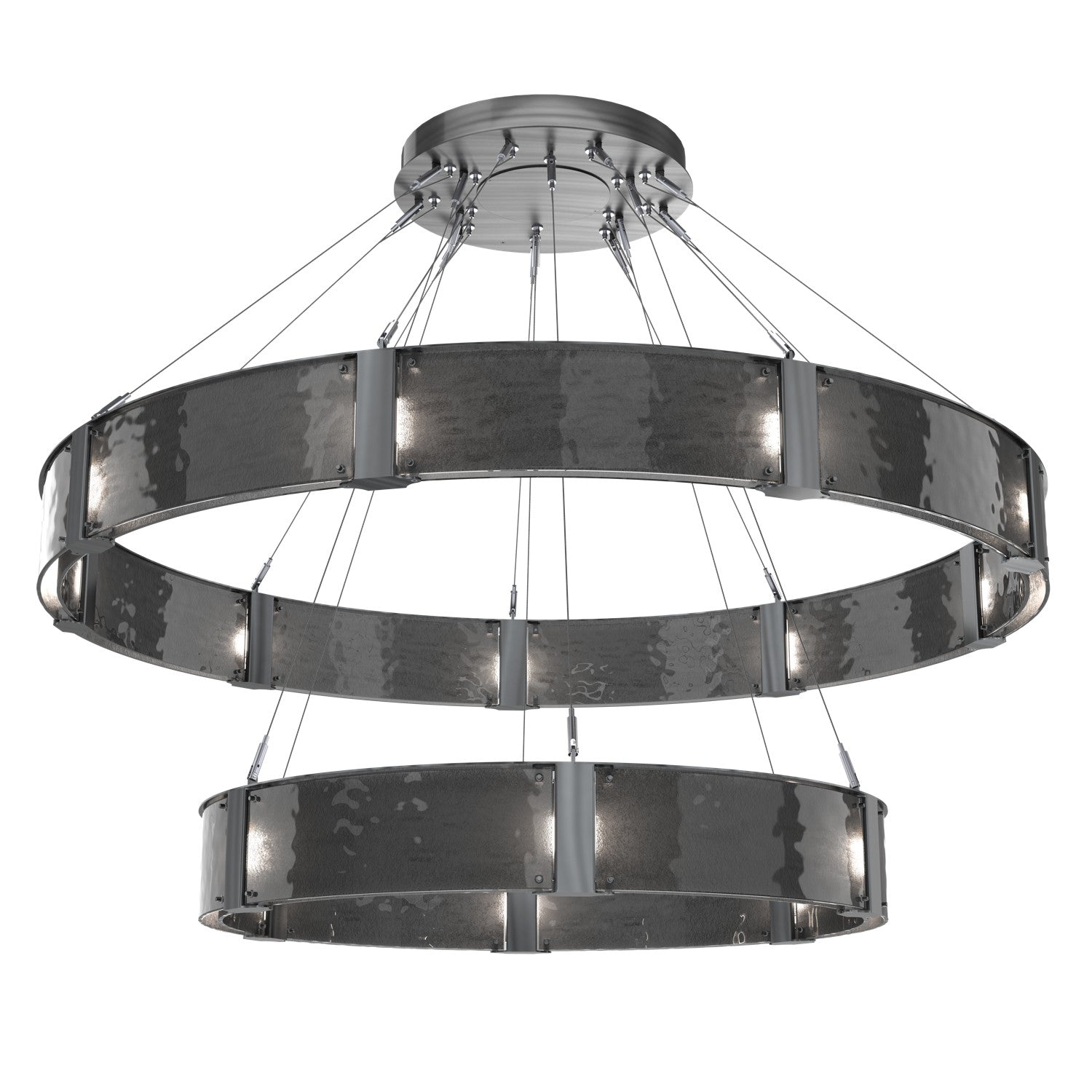 Hammerton Studio - CHB0042-2C-GM-SG-CA1-L1 - LED Chandelier - Parallel - Gunmetal