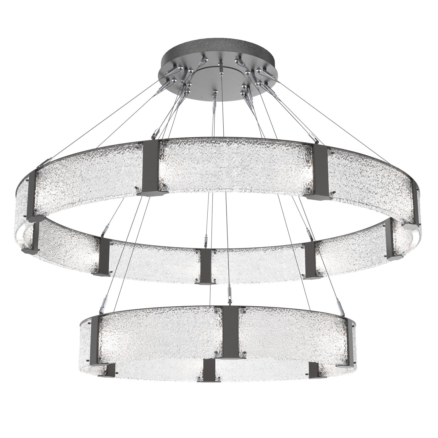 Hammerton Studio - CHB0042-2C-GP-CR-CA1-L1 - LED Chandelier - Parallel - Graphite