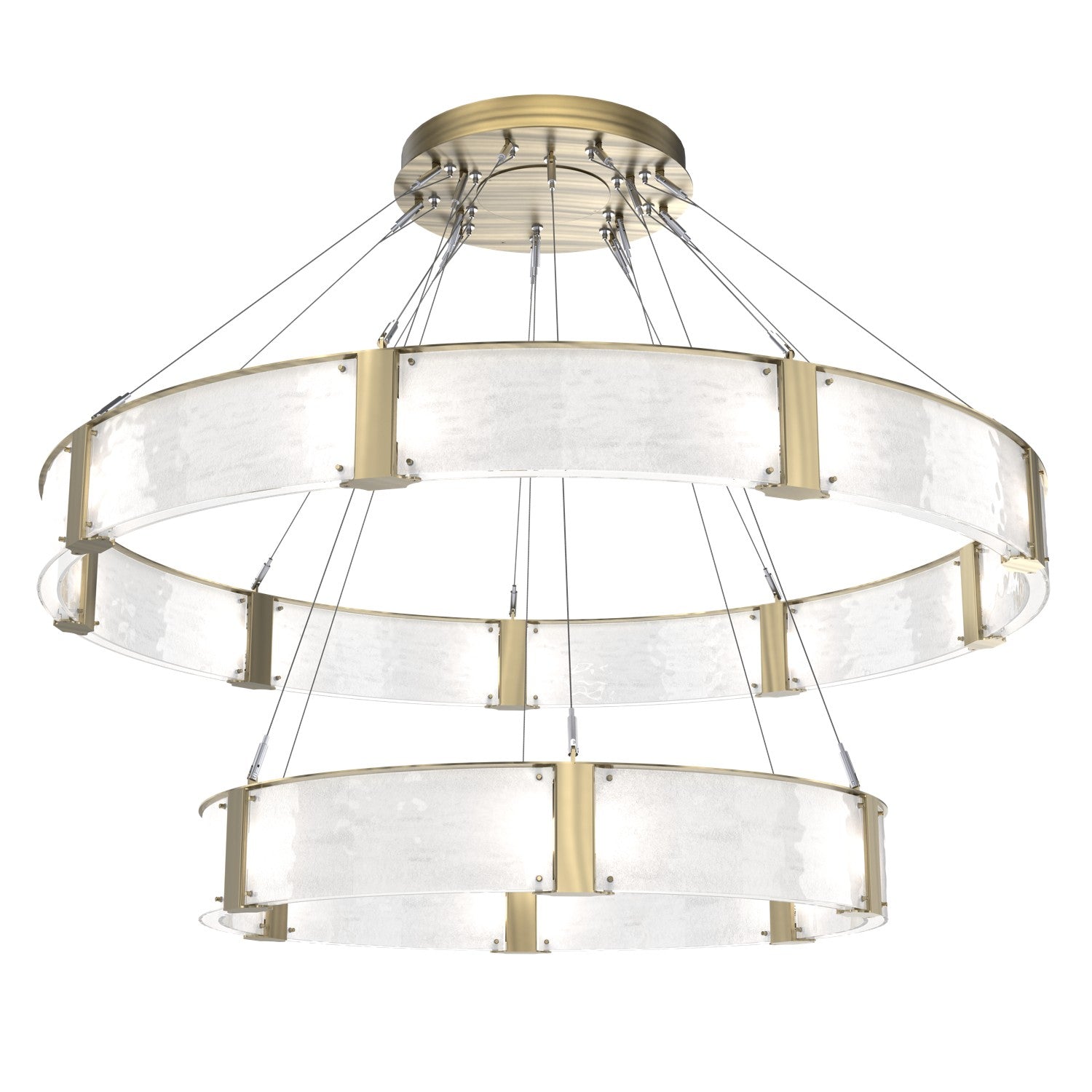 Hammerton Studio - CHB0042-2C-HB-CG-CA1-L1 - LED Chandelier - Parallel - Heritage Brass