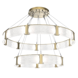 Hammerton Studio - CHB0042-2C-HB-CG-CA1-L3 - LED Chandelier - Parallel - Heritage Brass