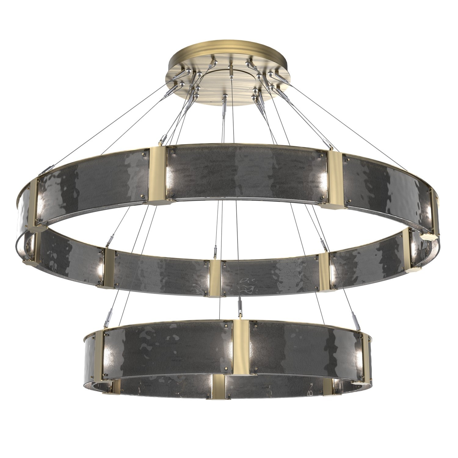 Hammerton Studio - CHB0042-2C-HB-SG-CA1-L1 - LED Chandelier - Parallel - Heritage Brass