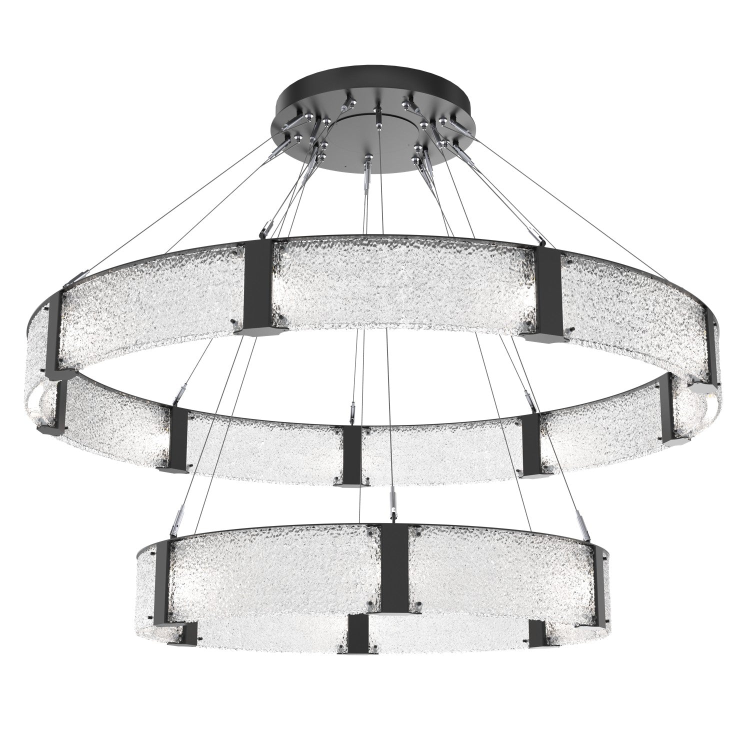 Hammerton Studio - CHB0042-2C-MB-CR-CA1-L1 - LED Chandelier - Parallel - Matte Black