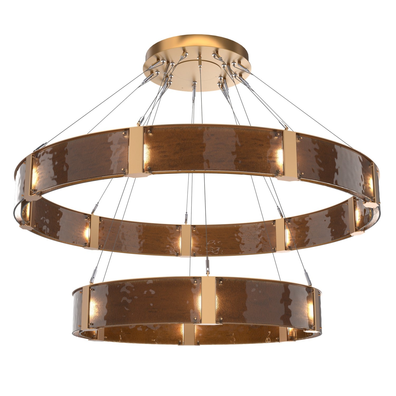 Hammerton Studio - CHB0042-2C-NB-BG-CA1-L1 - LED Chandelier - Parallel - Novel Brass