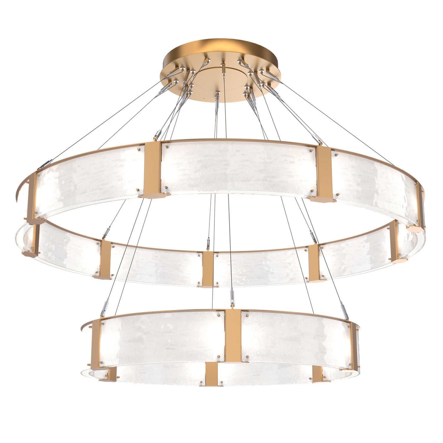 Hammerton Studio - CHB0042-2C-NB-CG-CA1-L1 - LED Chandelier - Parallel - Novel Brass