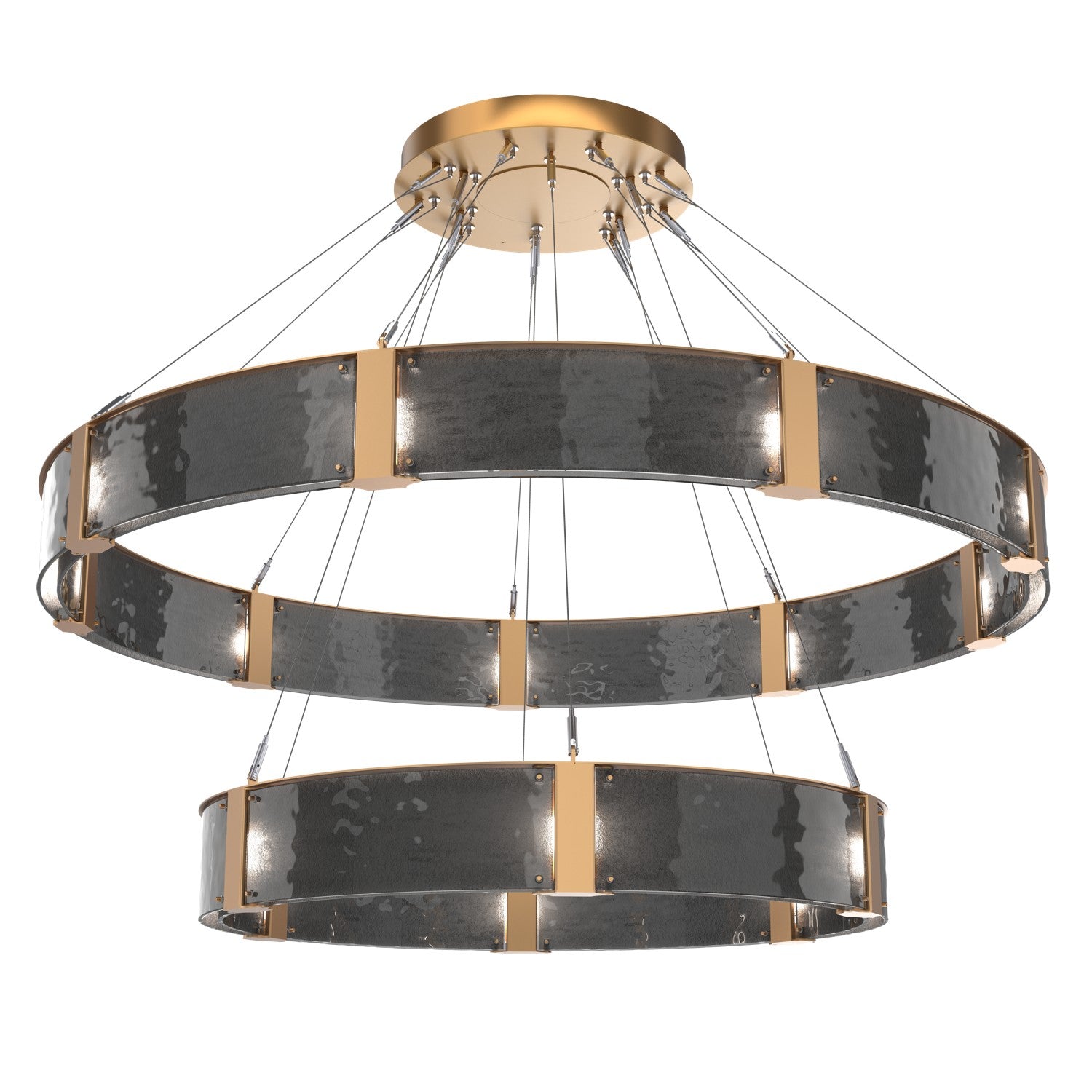 Hammerton Studio - CHB0042-2C-NB-SG-CA1-L1 - LED Chandelier - Parallel - Novel Brass