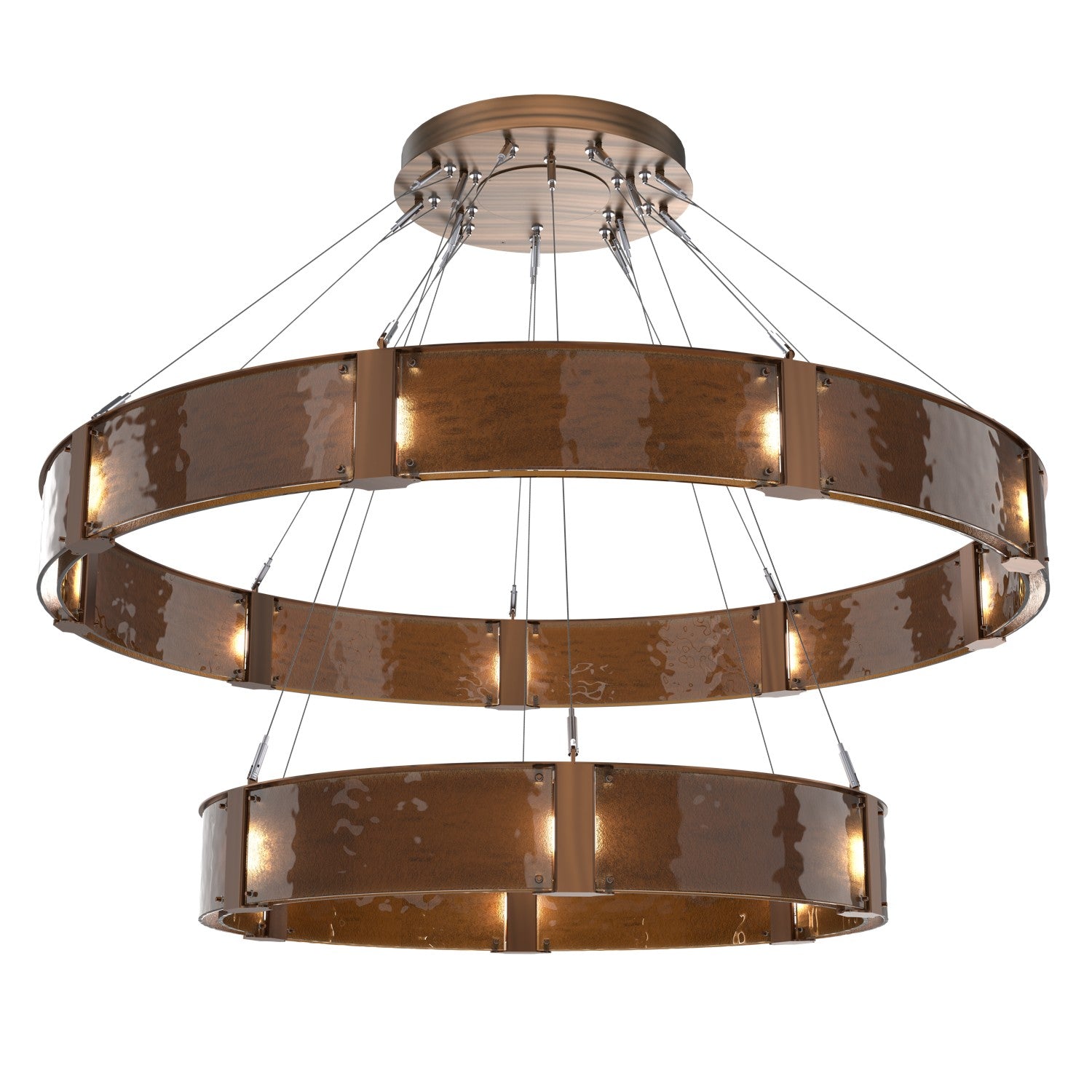 Hammerton Studio - CHB0042-2C-RB-BG-CA1-L1 - LED Chandelier - Parallel - Oil Rubbed Bronze