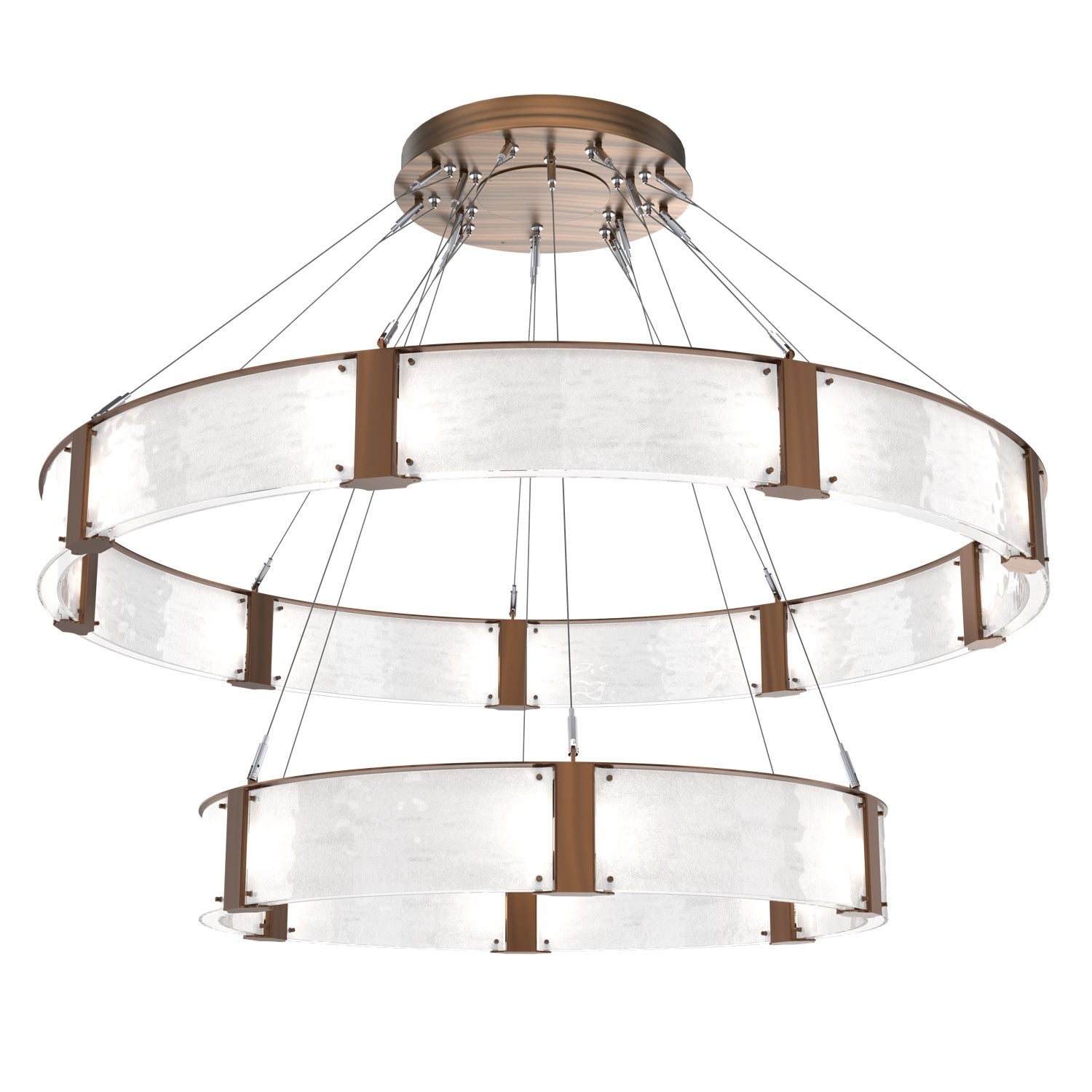 Hammerton Studio - CHB0042-2C-RB-CG-CA1-L1 - LED Chandelier - Parallel - Oil Rubbed Bronze