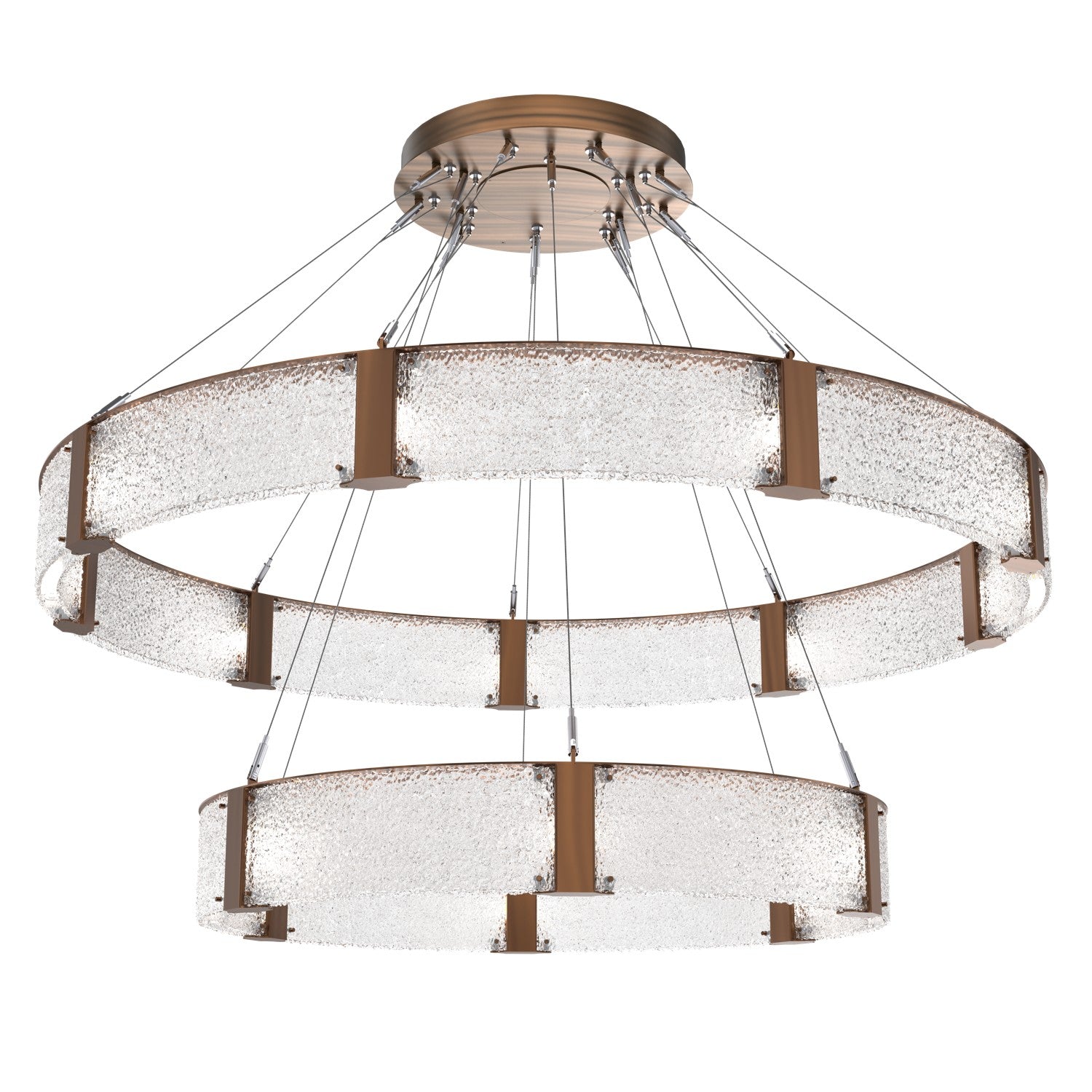 Hammerton Studio - CHB0042-2C-RB-CR-CA1-L1 - LED Chandelier - Parallel - Oil Rubbed Bronze