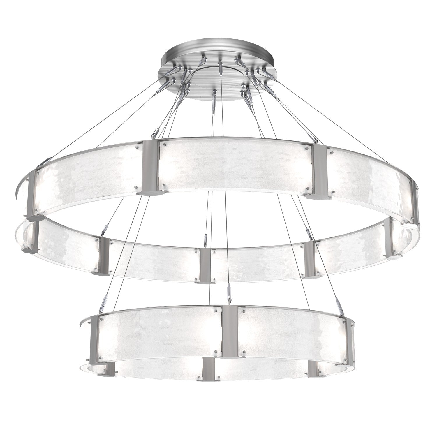 Hammerton Studio - CHB0042-2C-SN-CG-CA1-L3 - LED Chandelier - Parallel - Satin Nickel