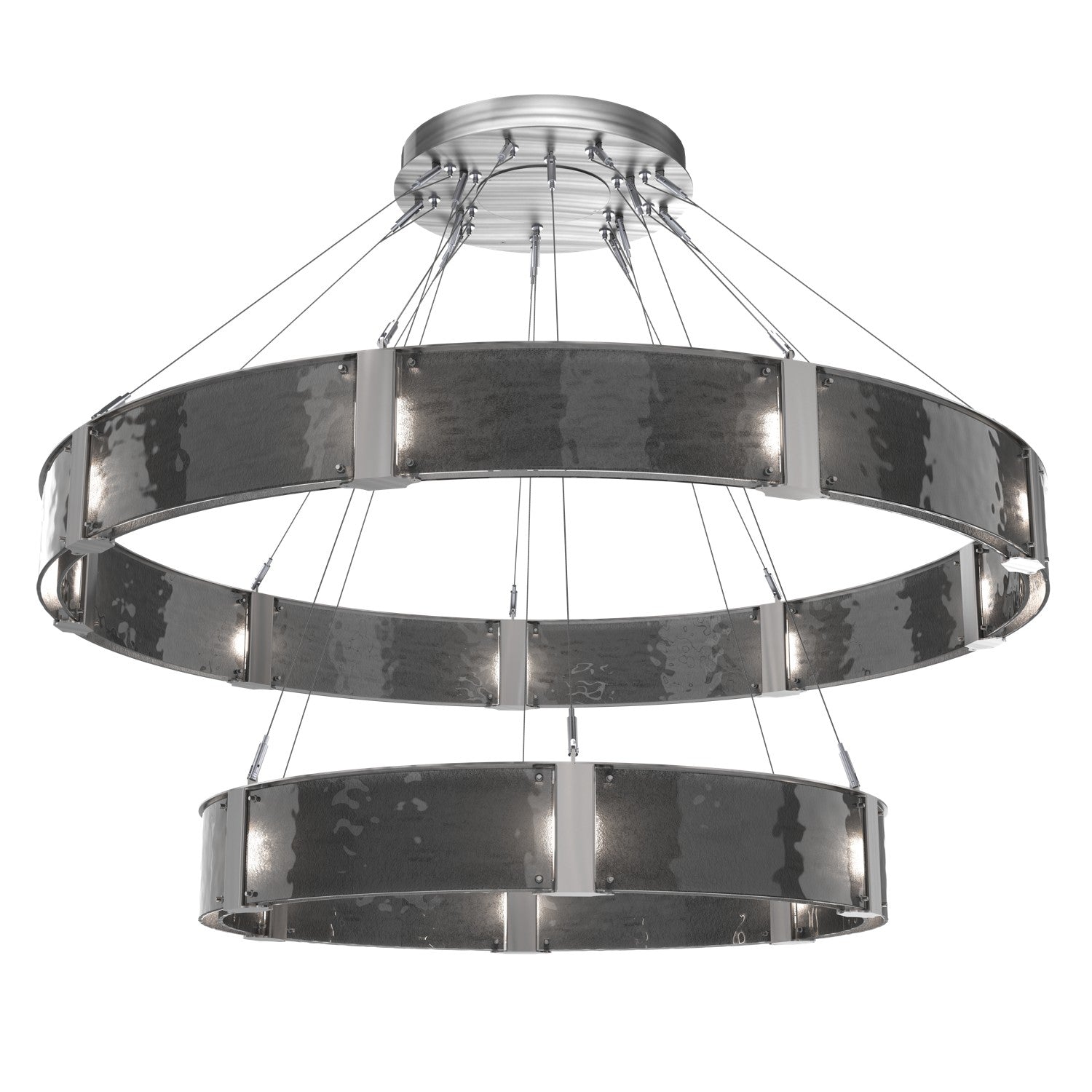 Hammerton Studio - CHB0042-2C-SN-SG-CA1-L1 - LED Chandelier - Parallel - Satin Nickel