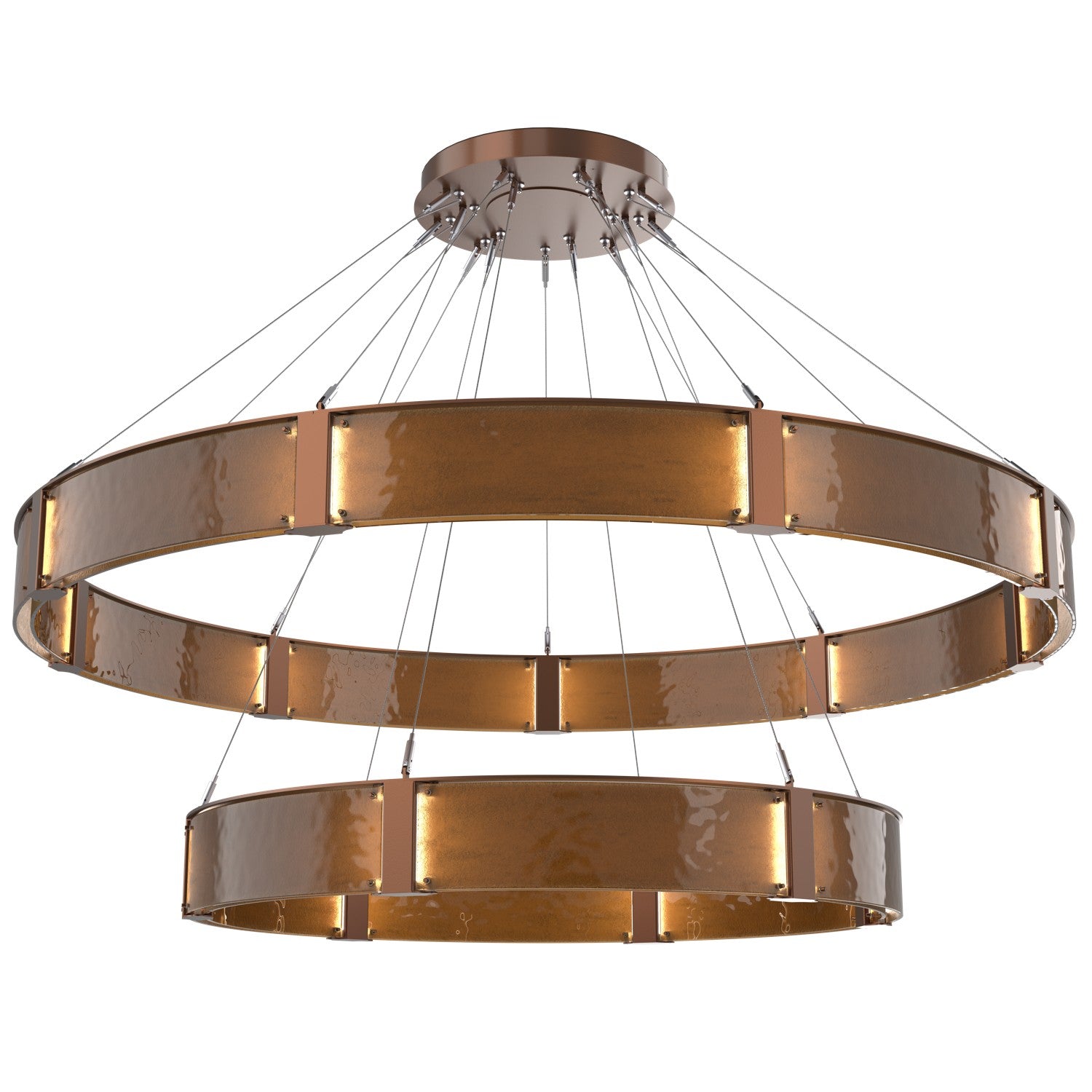 Hammerton Studio - CHB0042-2D-BB-BG-CA1-L1 - LED Chandelier - Parallel - Burnished Bronze