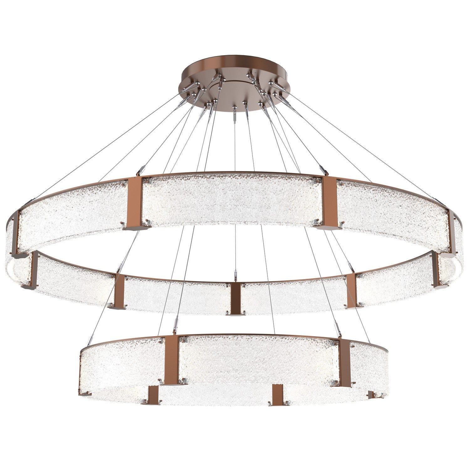Hammerton Studio - CHB0042-2D-BB-CR-CA1-L1 - LED Chandelier - Parallel - Burnished Bronze