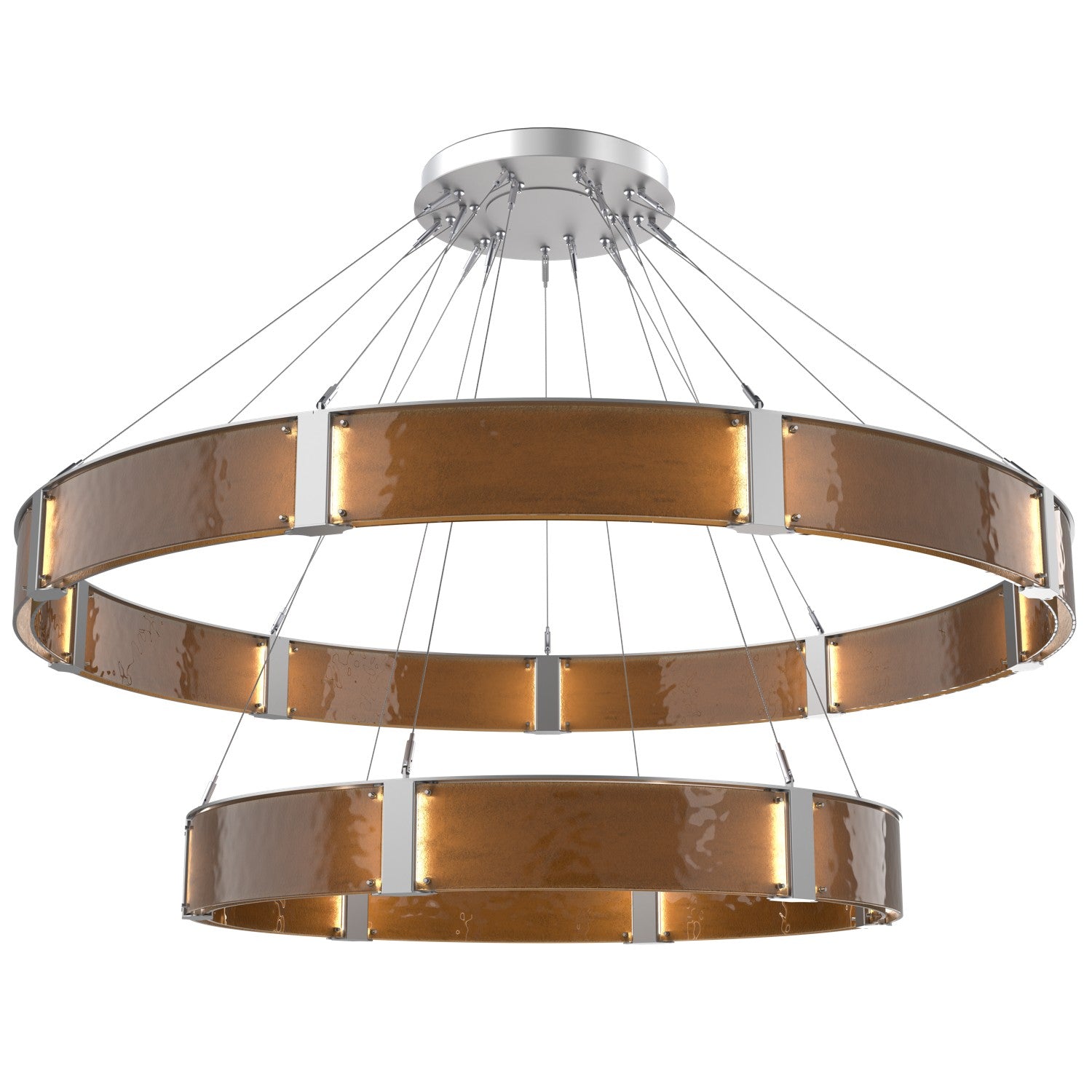 Hammerton Studio - CHB0042-2D-CS-BG-CA1-L1 - LED Chandelier - Parallel - Classic Silver