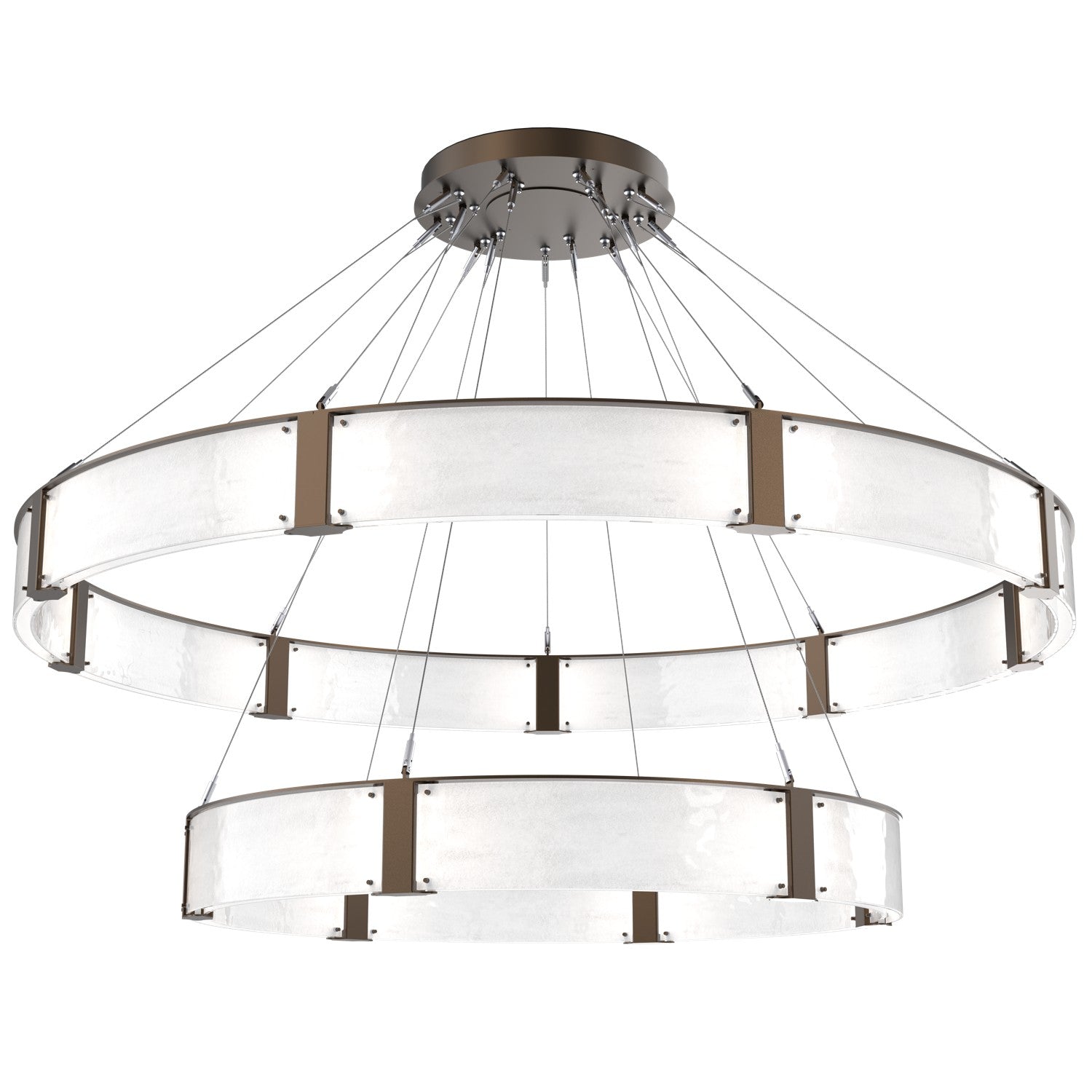 Hammerton Studio - CHB0042-2D-FB-CG-CA1-L3 - LED Chandelier - Parallel - Flat Bronze
