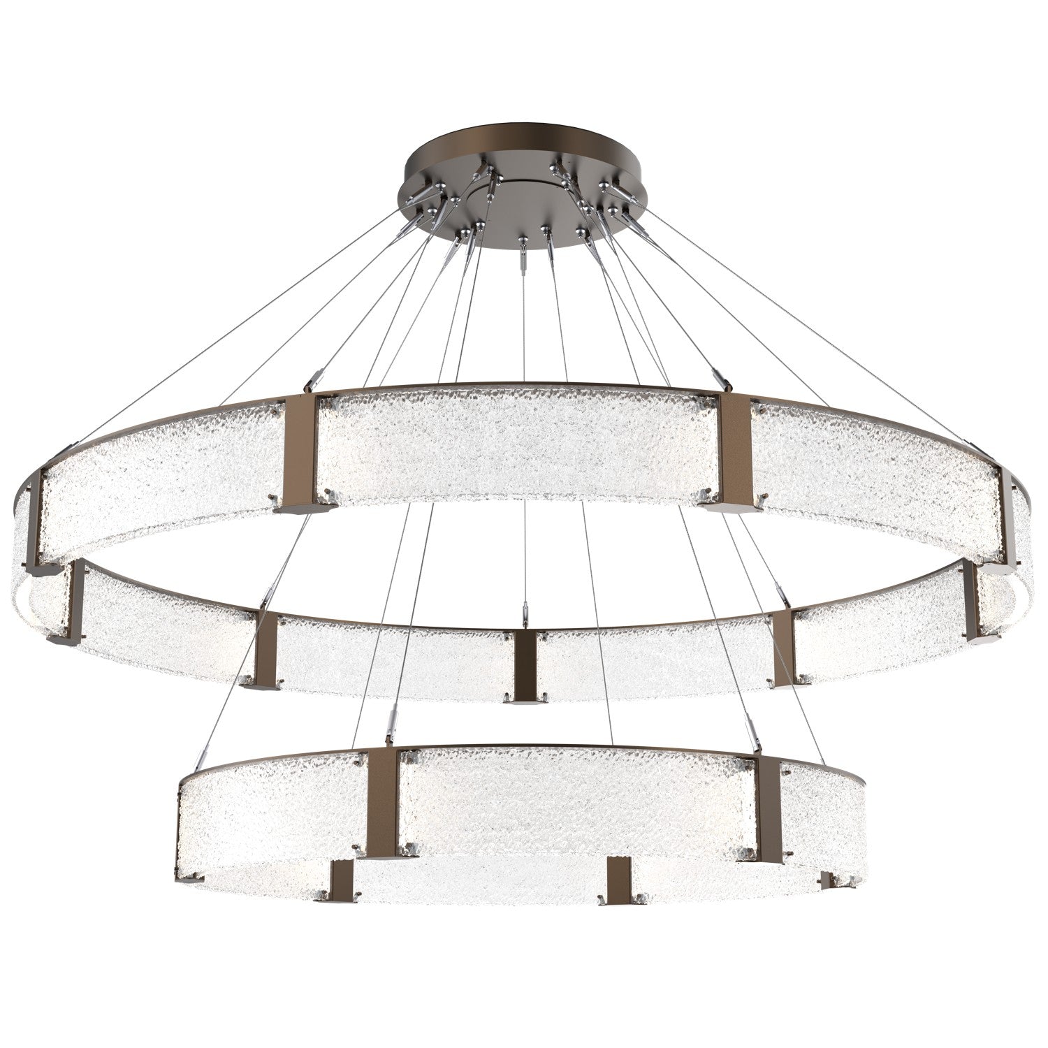 Hammerton Studio - CHB0042-2D-FB-CR-CA1-L1 - LED Chandelier - Parallel - Flat Bronze