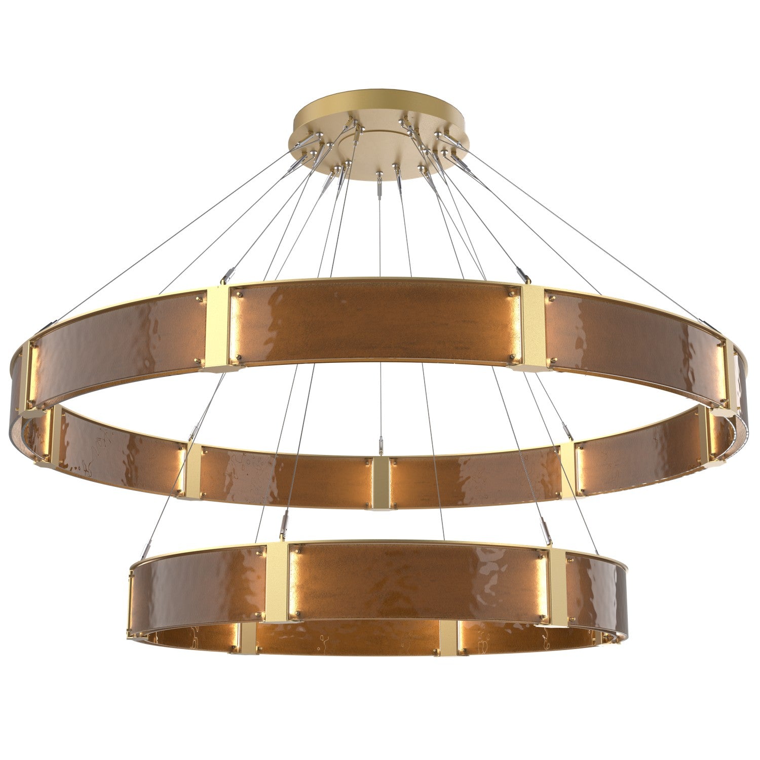 Hammerton Studio - CHB0042-2D-GB-BG-CA1-L3 - LED Chandelier - Parallel - Gilded Brass