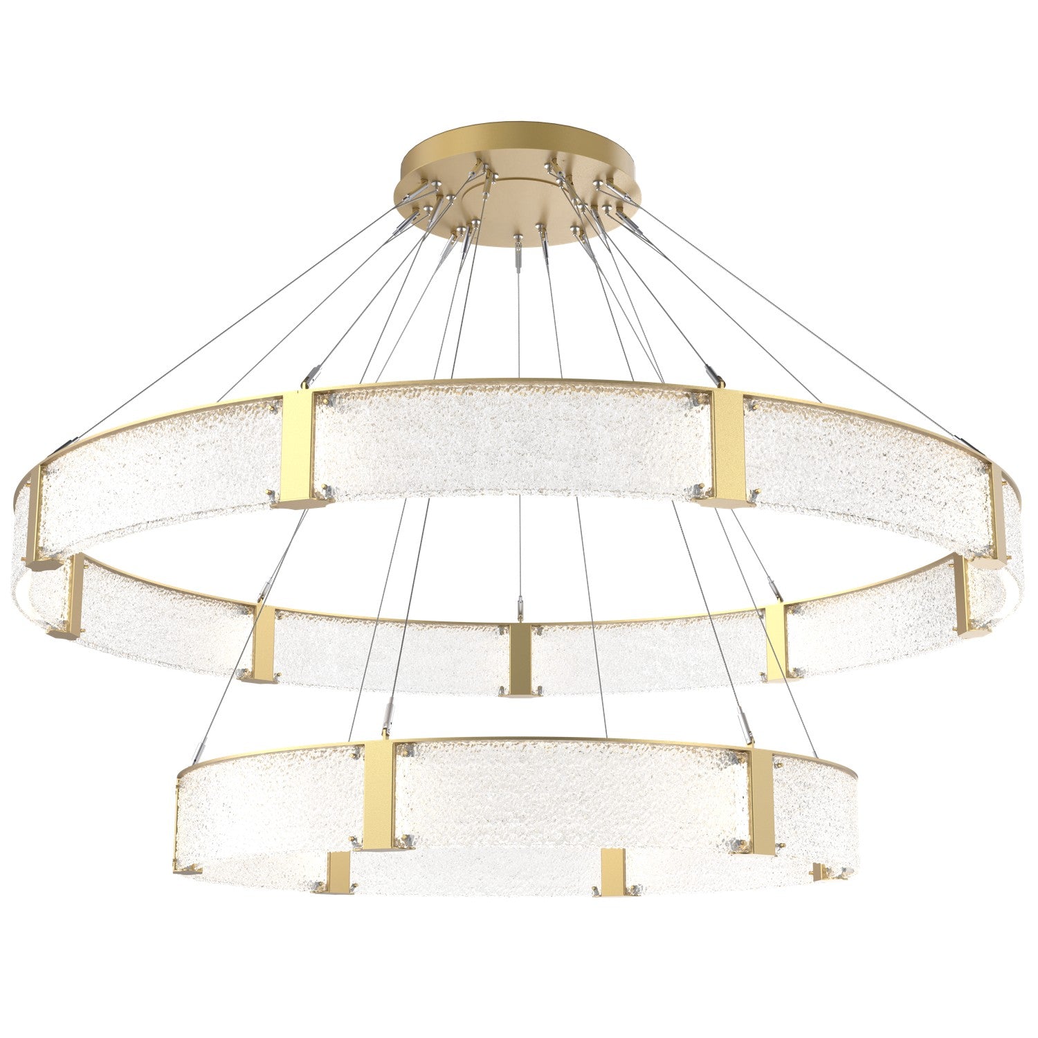 Hammerton Studio - CHB0042-2D-GB-CR-CA1-L3 - LED Chandelier - Parallel - Gilded Brass