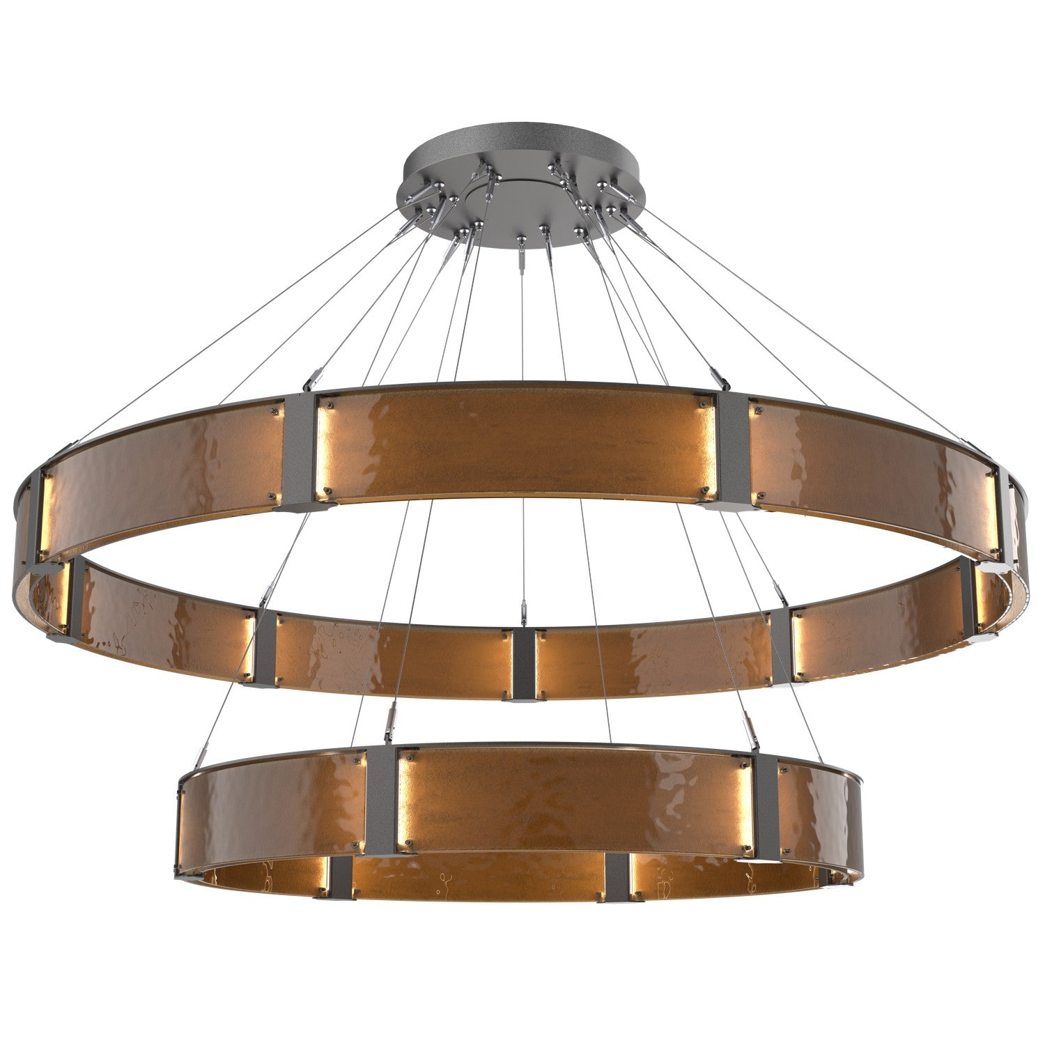 Hammerton Studio - CHB0042-2D-GP-BG-CA1-L1 - LED Chandelier - Parallel - Graphite