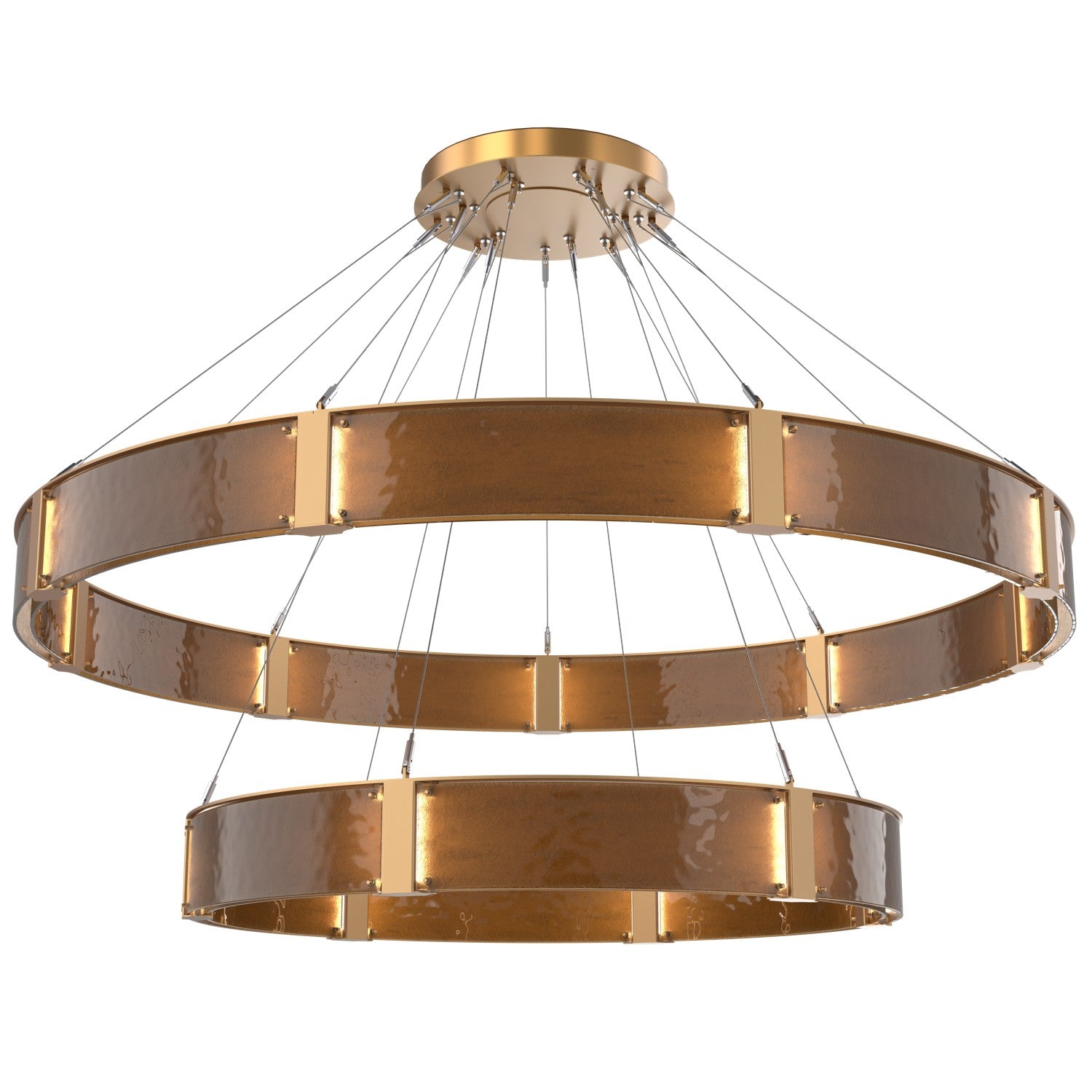 Hammerton Studio - CHB0042-2D-NB-BG-CA1-L1 - LED Chandelier - Parallel - Novel Brass