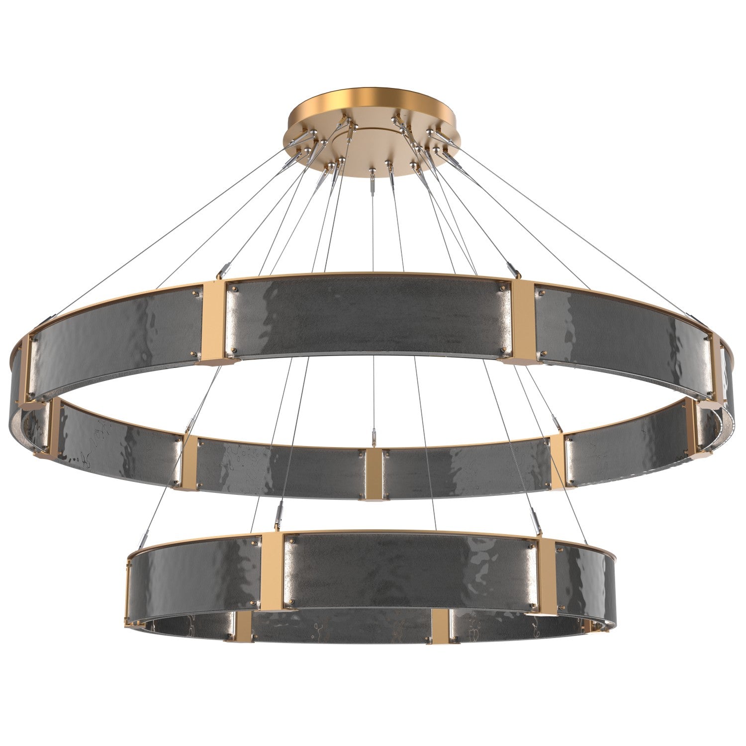 Hammerton Studio - CHB0042-2D-NB-SG-CA1-L3 - LED Chandelier - Parallel - Novel Brass