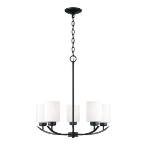 Capital Lighting - 415251MB-338 - Five Light Chandelier - Dixon - Matte Black