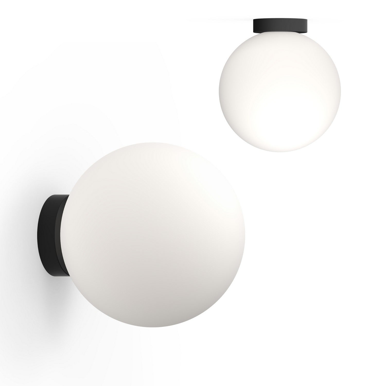 Pablo Designs - BOLA SPH FSH 12 DTW BLK - LED Wall/Ceiling Lamp - Bola - Black