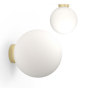 Pablo Designs - BOLA SPH FSH 16 BRA - LED Wall/Ceiling Lamp - Bola - Brass