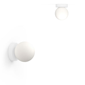 Pablo Designs - BOLA SPH FSH 6 DTW WHT - LED Wall/Ceiling Lamp - Bola - White