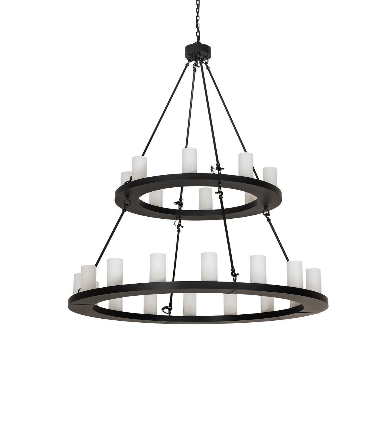 Meyda Tiffany - 270992 - 24 Light Chandelier - Loxley - Solar Black