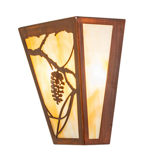 Meyda Tiffany - 272495 - Three Light Wall Sconce - Whispering Pines - Vintage Copper