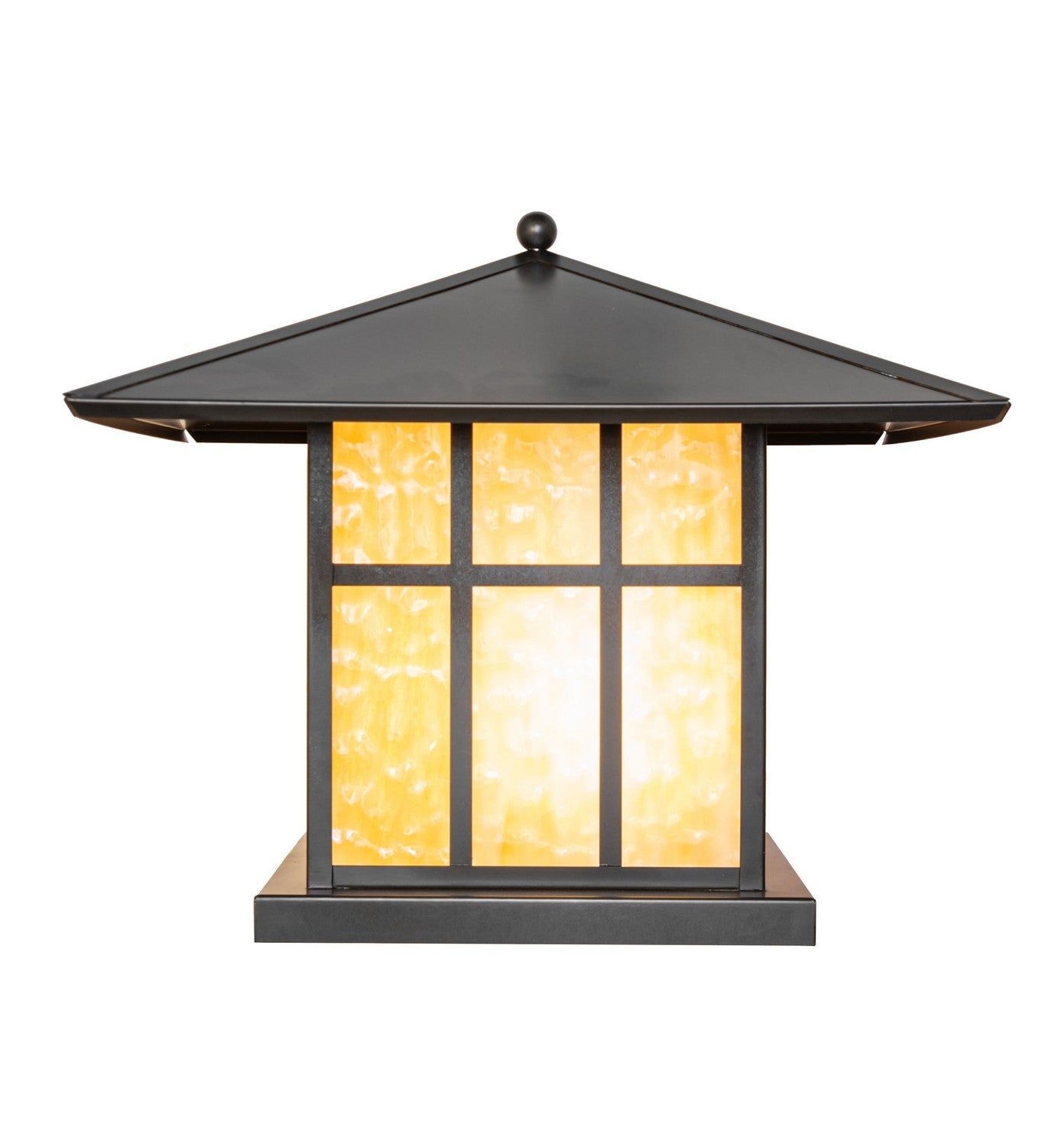 Meyda Tiffany - 273077 - Two Light Pier Mount - Seneca - Craftsman Brown