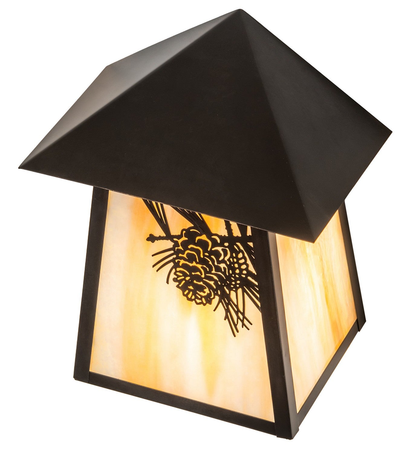 Meyda Tiffany - 29533 - One Light Wall Sconce - Stillwater - Craftsman Brown