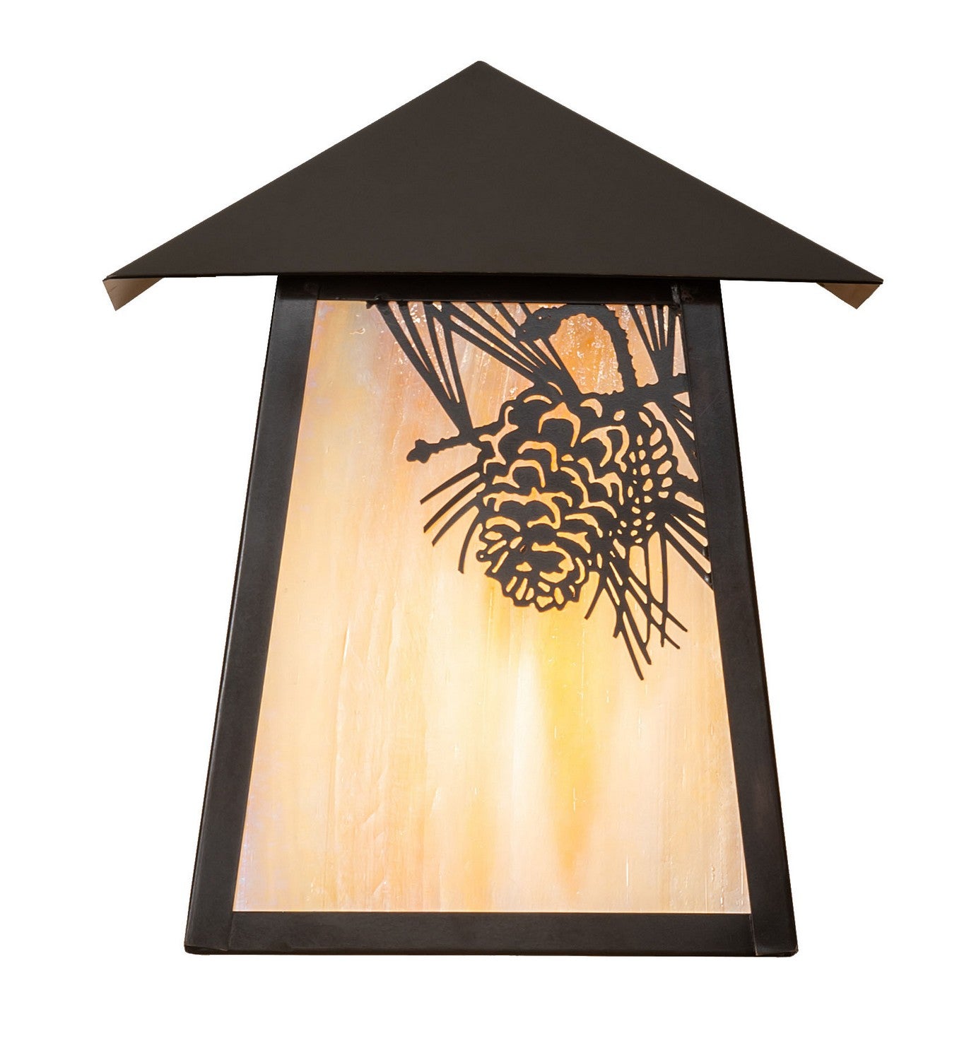 Meyda Tiffany - 29533 - One Light Wall Sconce - Stillwater - Craftsman Brown