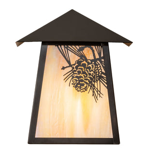 Meyda Tiffany - 29533 - One Light Wall Sconce - Stillwater - Craftsman Brown