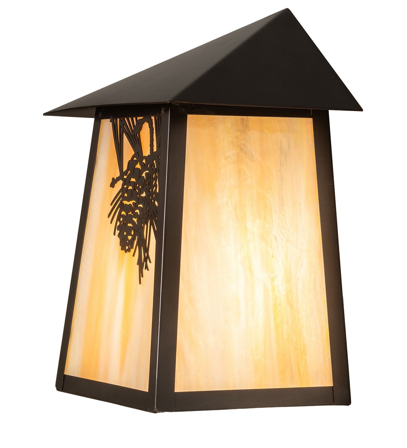 Meyda Tiffany - 29533 - One Light Wall Sconce - Stillwater - Craftsman Brown