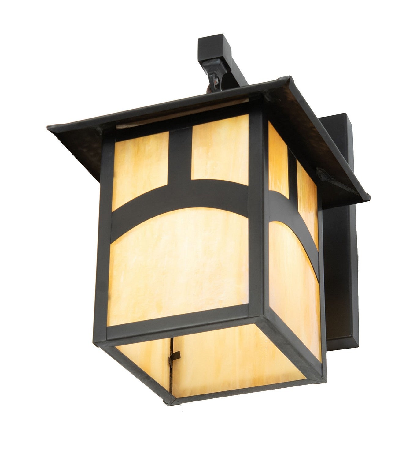 Meyda Tiffany - 54987 - One Light Wall Sconce - Seneca - Craftsman Brown