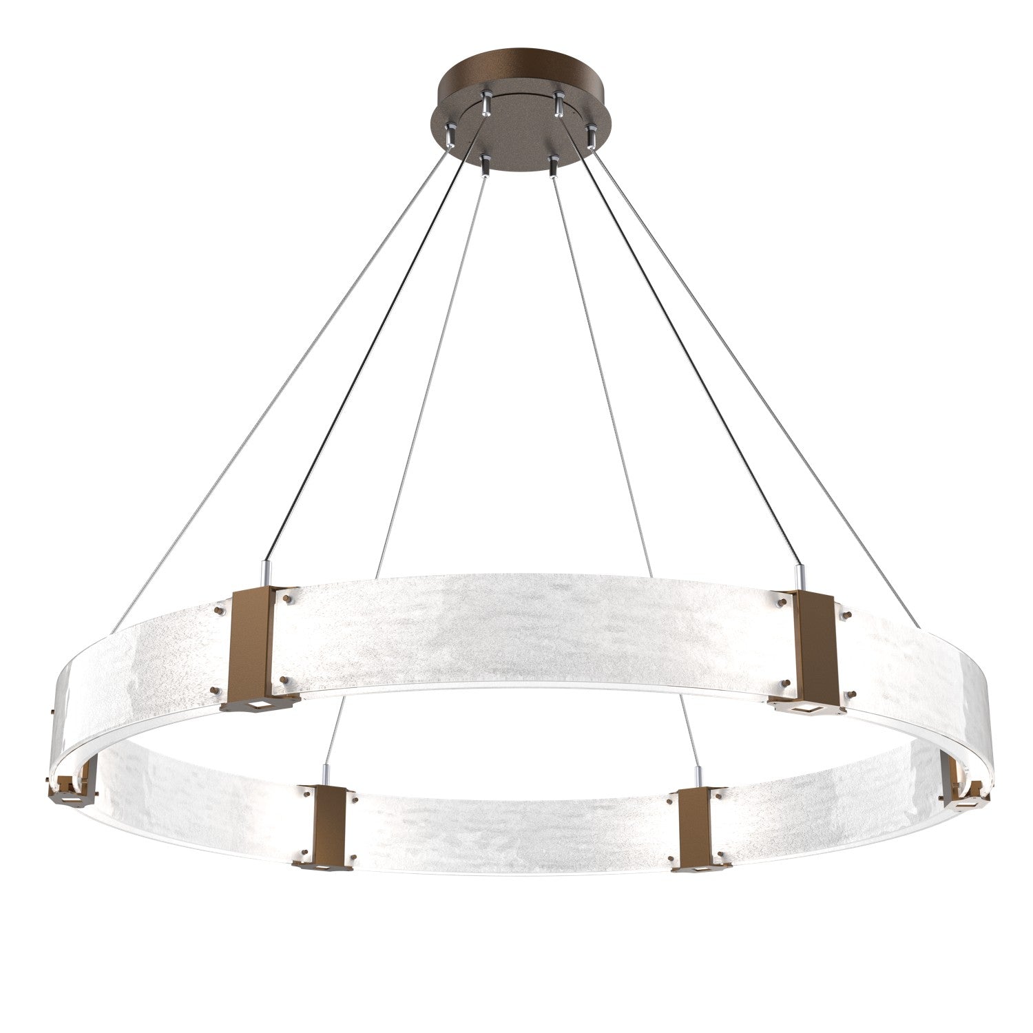 Hammerton Studio - CHB0042-48-FB-CG-CA1-L1 - LED Chandelier - Parallel - Flat Bronze