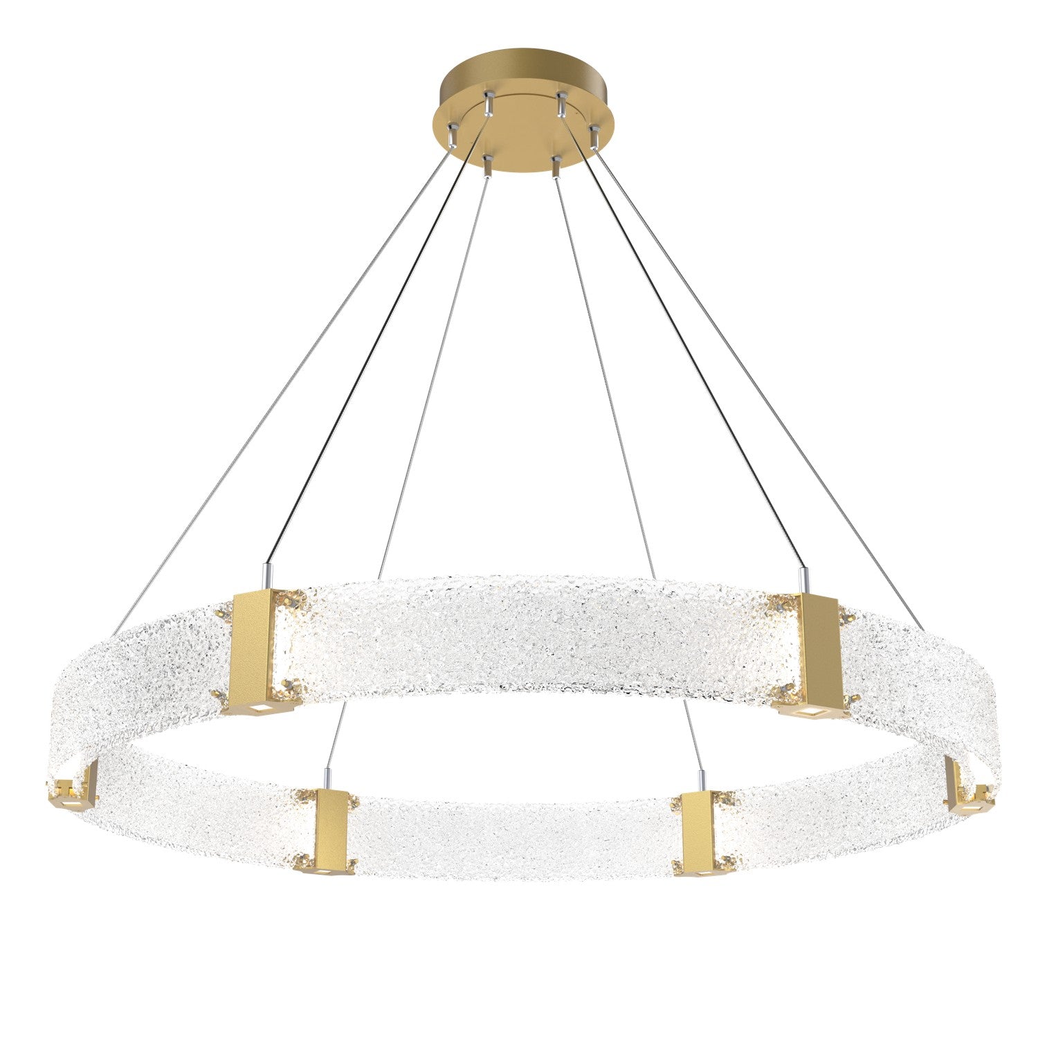 Hammerton Studio - CHB0042-48-GB-CR-CA1-L1 - LED Chandelier - Parallel - Gilded Brass