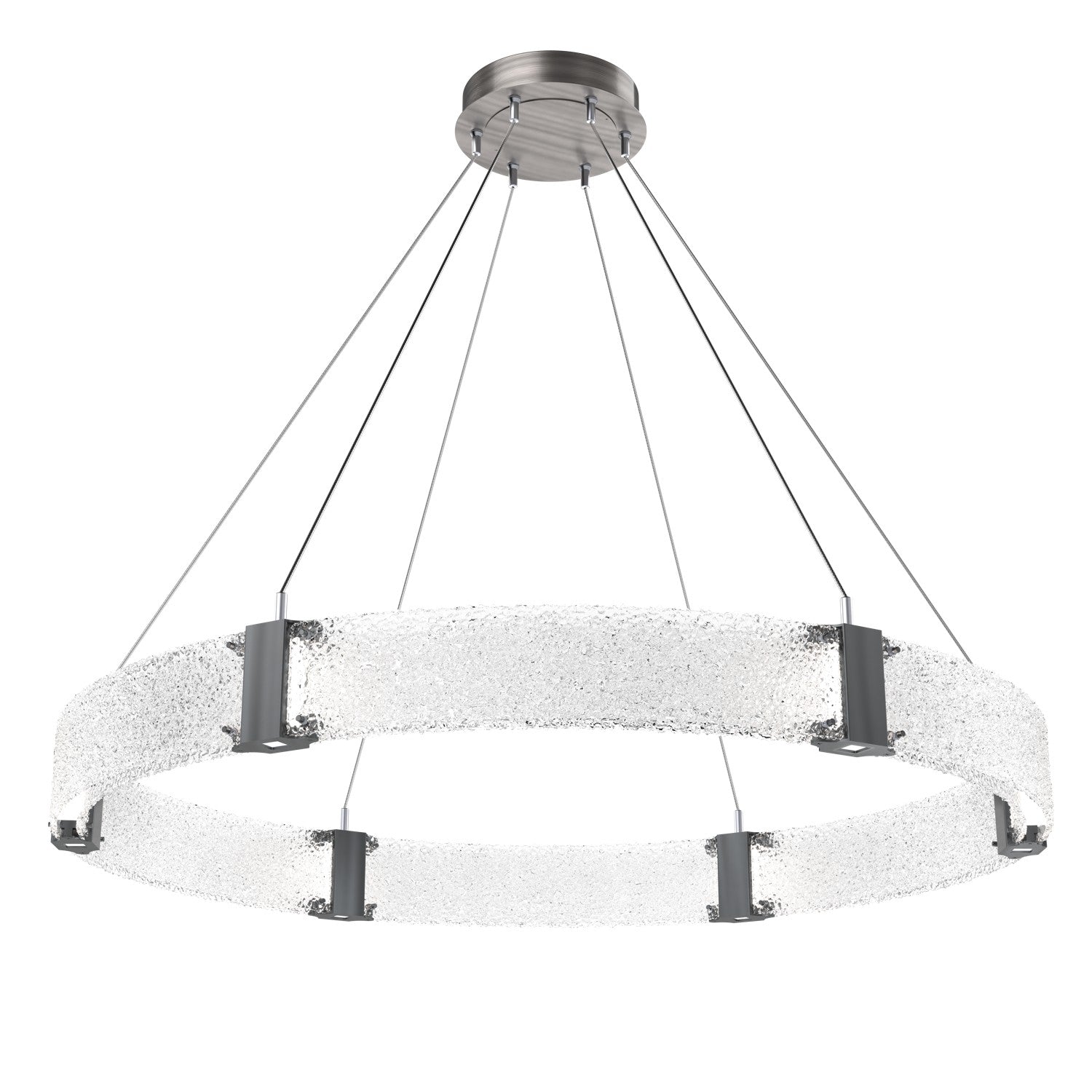 Hammerton Studio - CHB0042-48-GM-CR-CA1-L1 - LED Chandelier - Parallel - Gunmetal