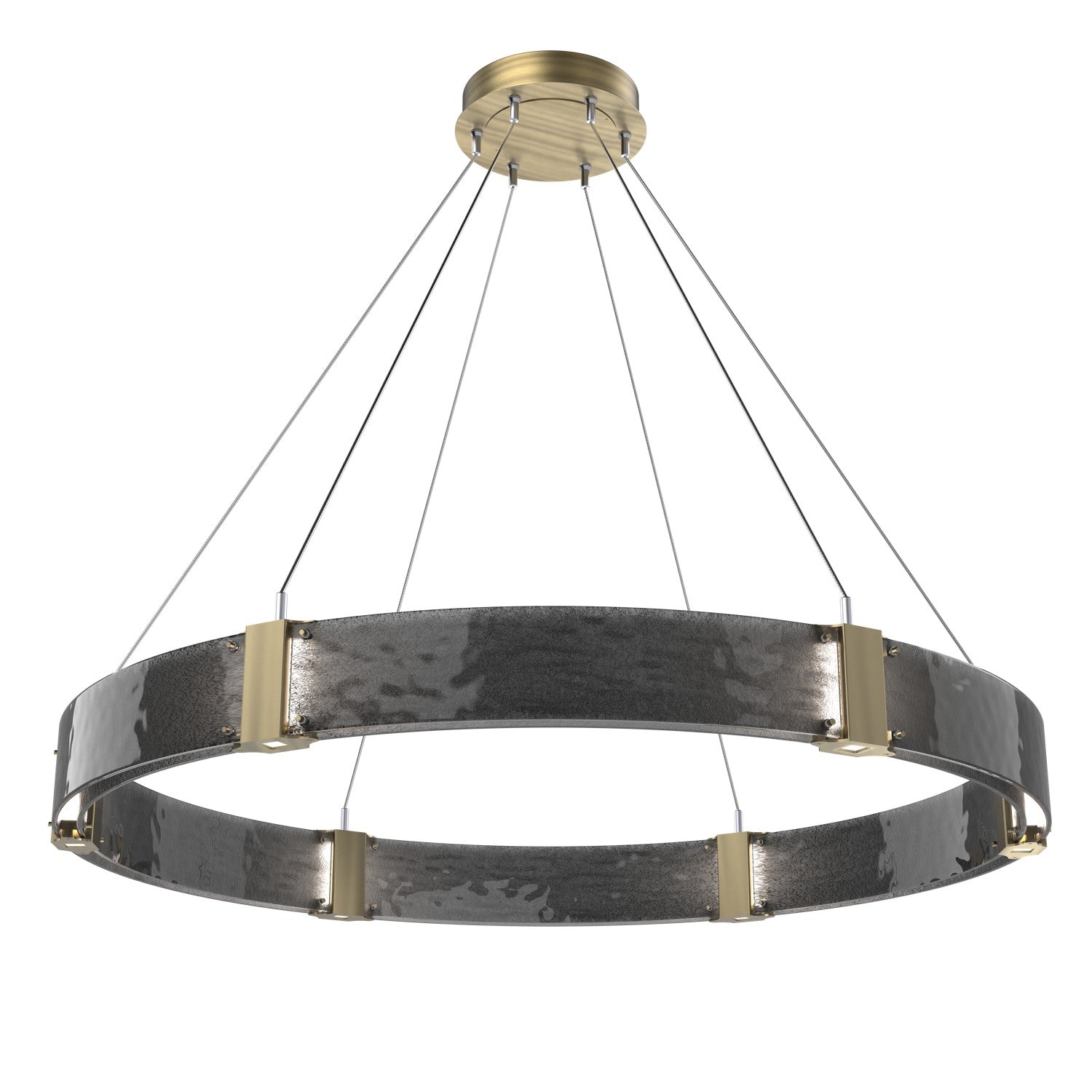 Hammerton Studio - CHB0042-48-HB-SG-CA1-L1 - LED Chandelier - Parallel - Heritage Brass