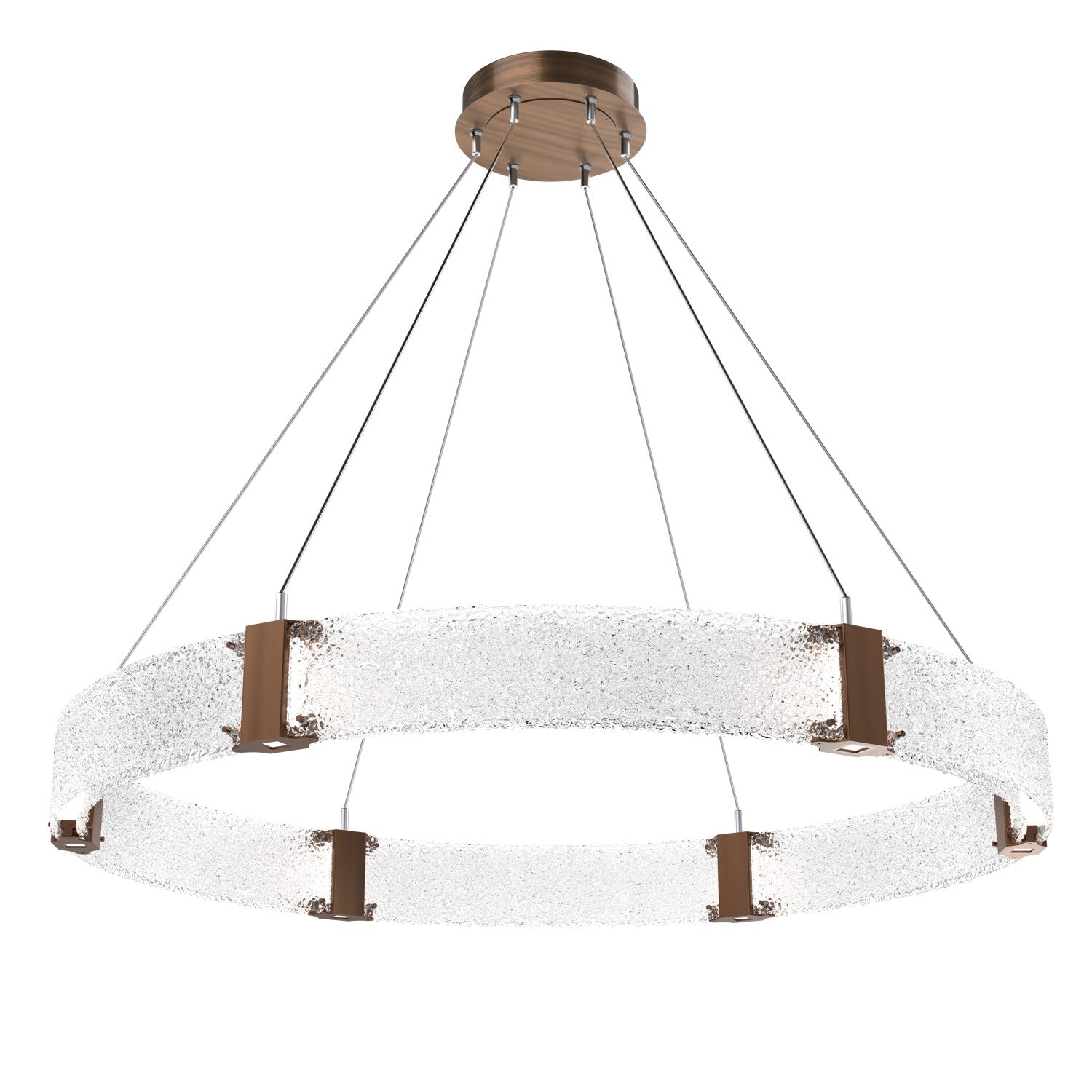 Hammerton Studio - CHB0042-48-RB-CR-CA1-L1 - LED Chandelier - Parallel - Oil Rubbed Bronze